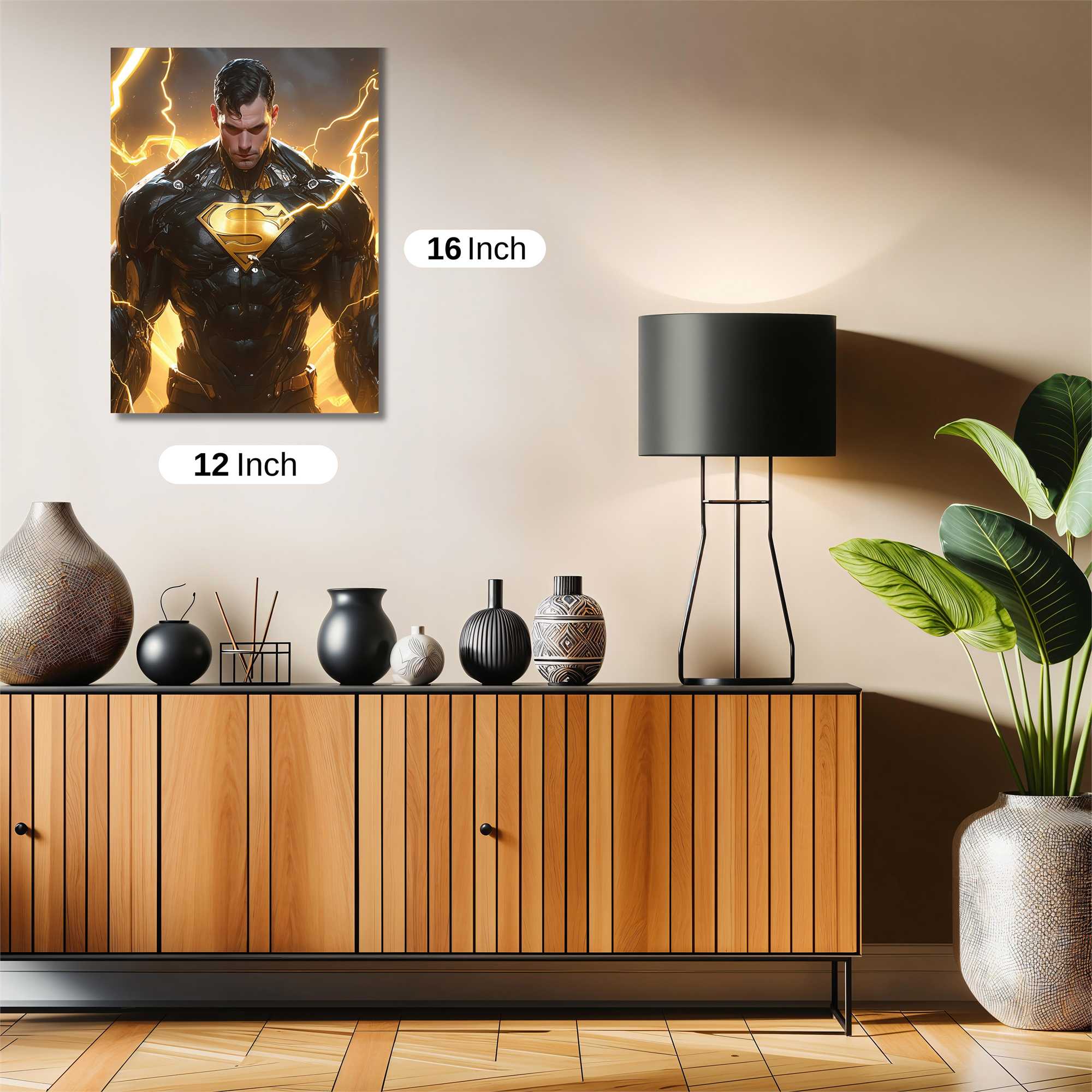 Superman Electrifying Safe Wall Magnetic / M