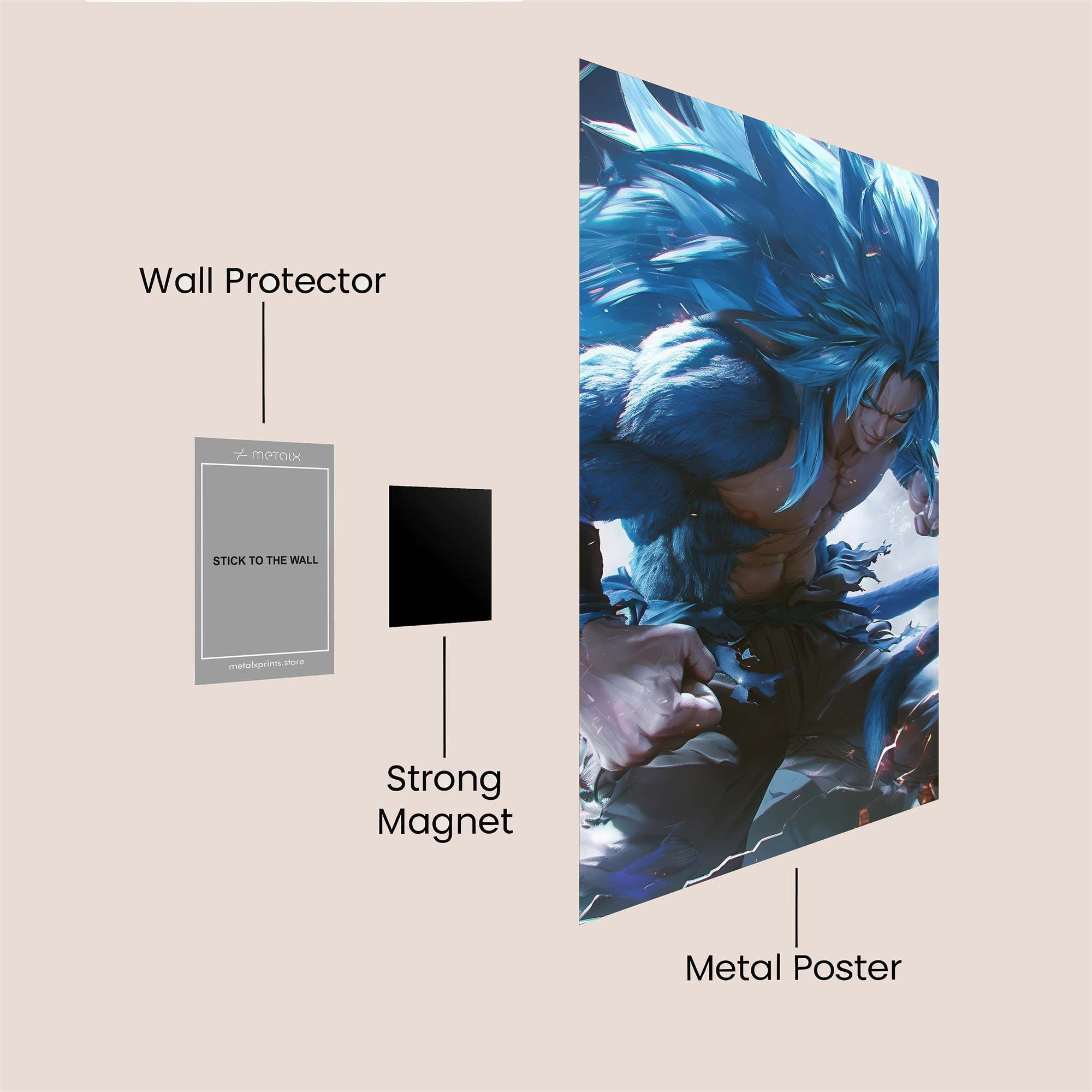 Broly Berserk Safe Wall Magnetic / M
