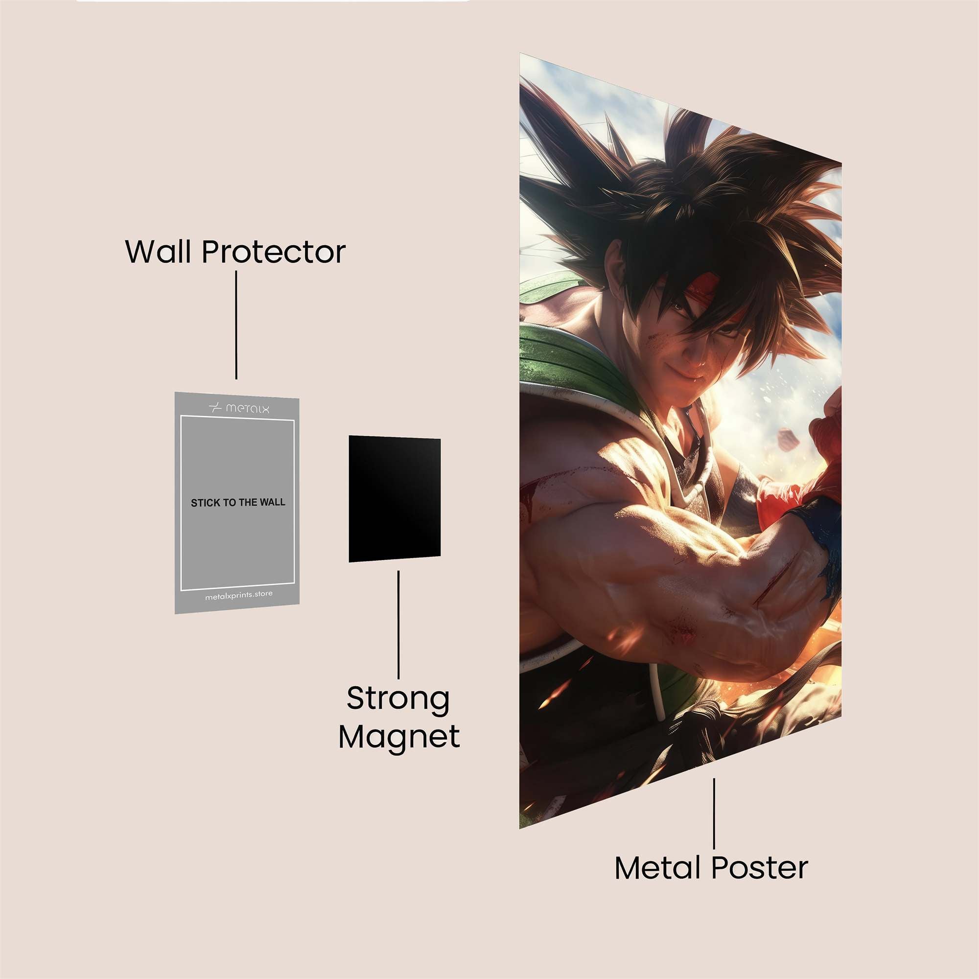 Goku Fierce Safe Wall Magnetic / M