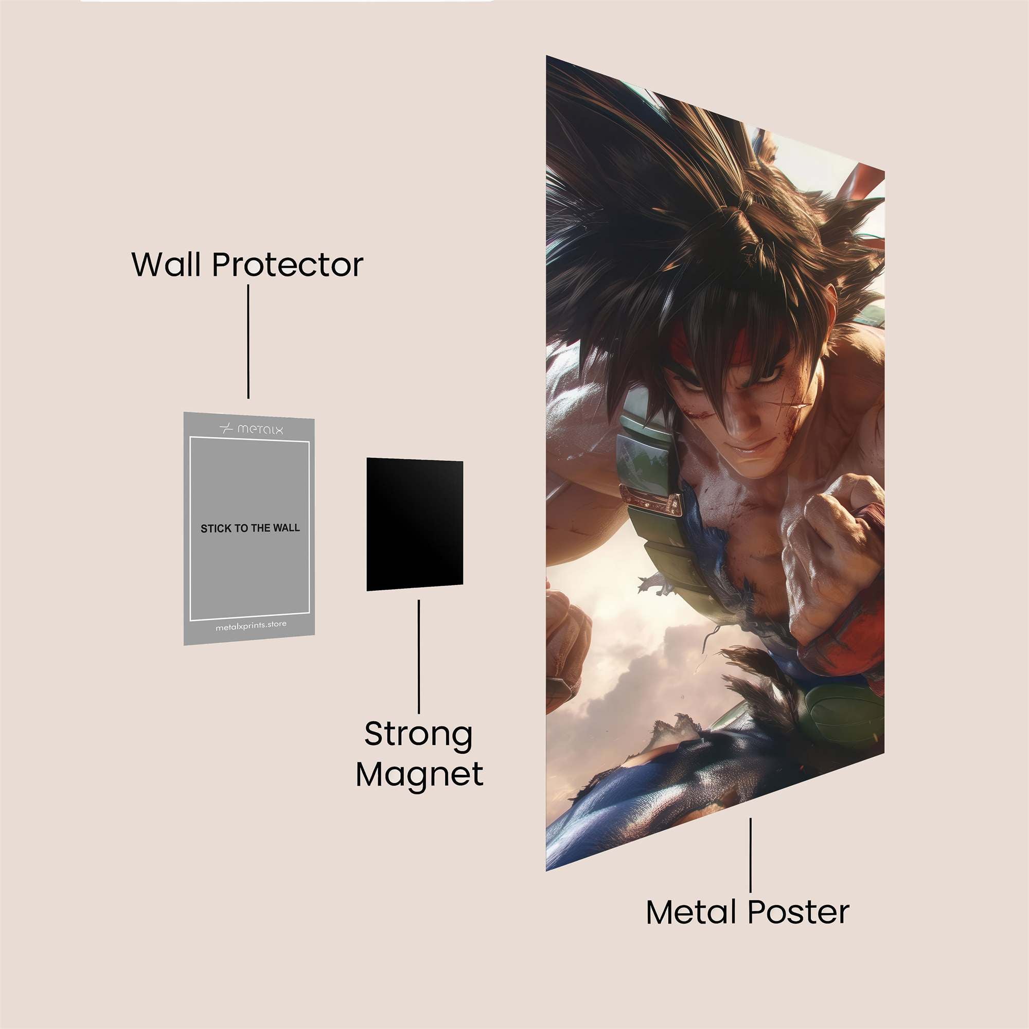 Goku Intense Safe Wall Magnetic / M