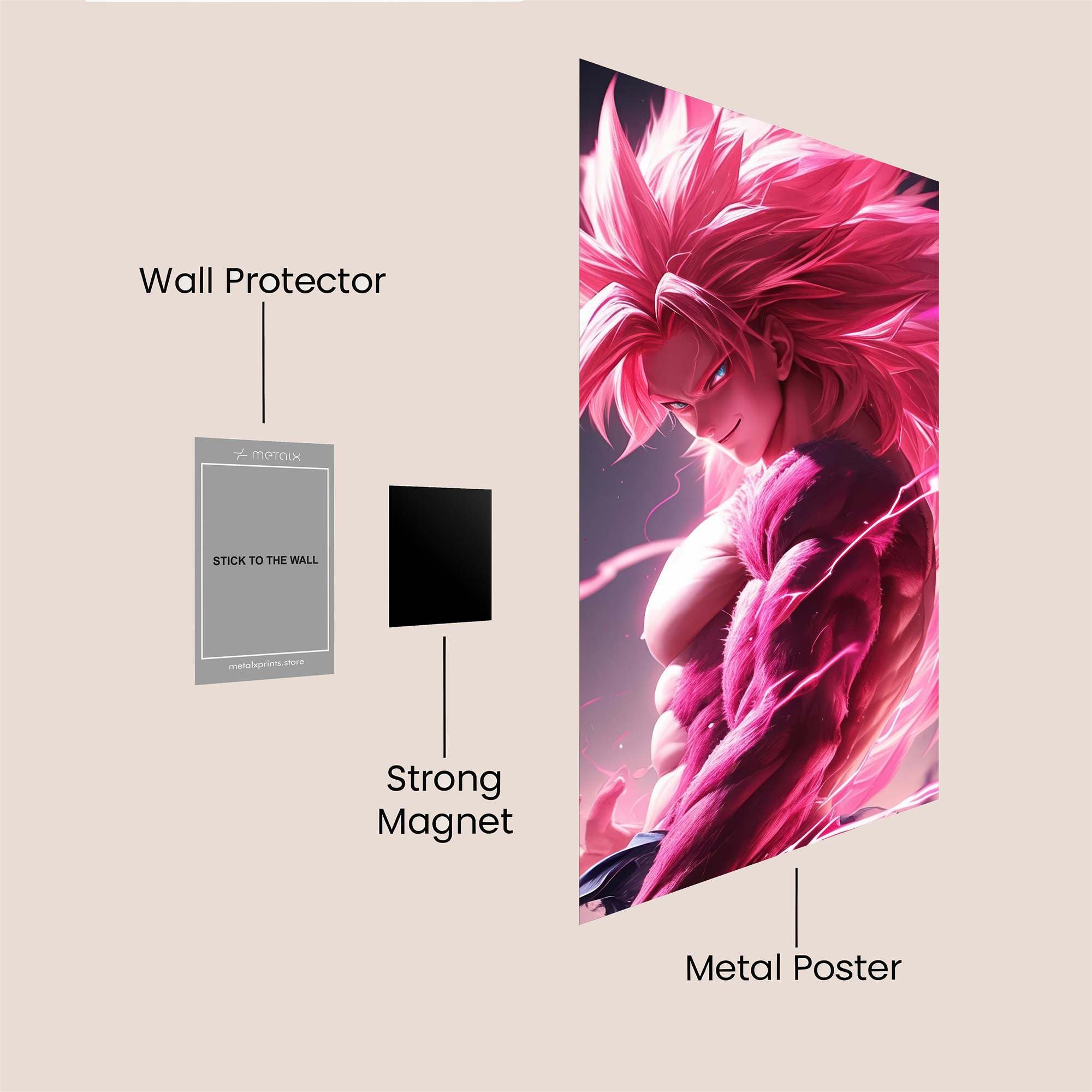Broly Radiant Safe Wall Magnetic / M