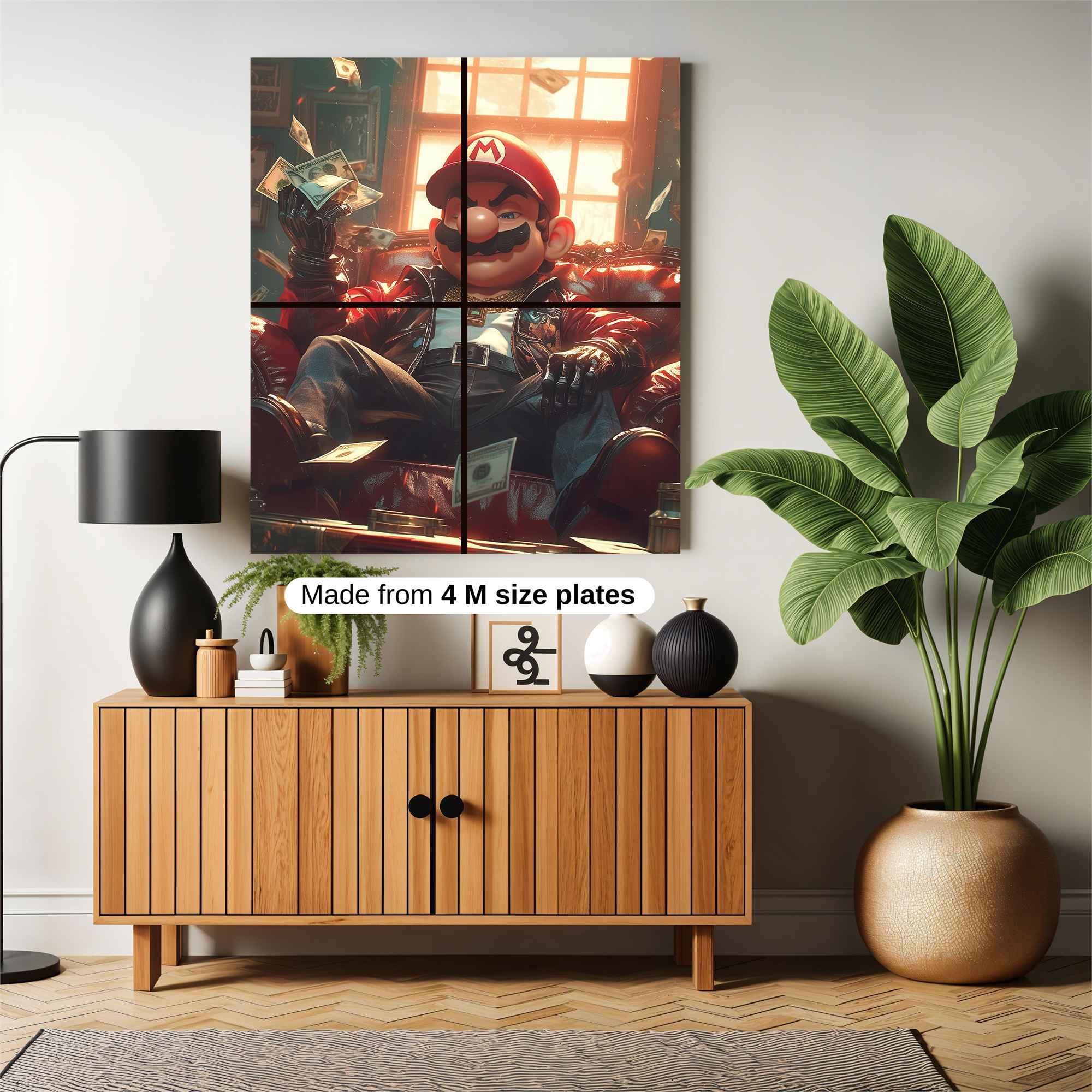 Mario Tycoon Safe Wall Magnetic / M