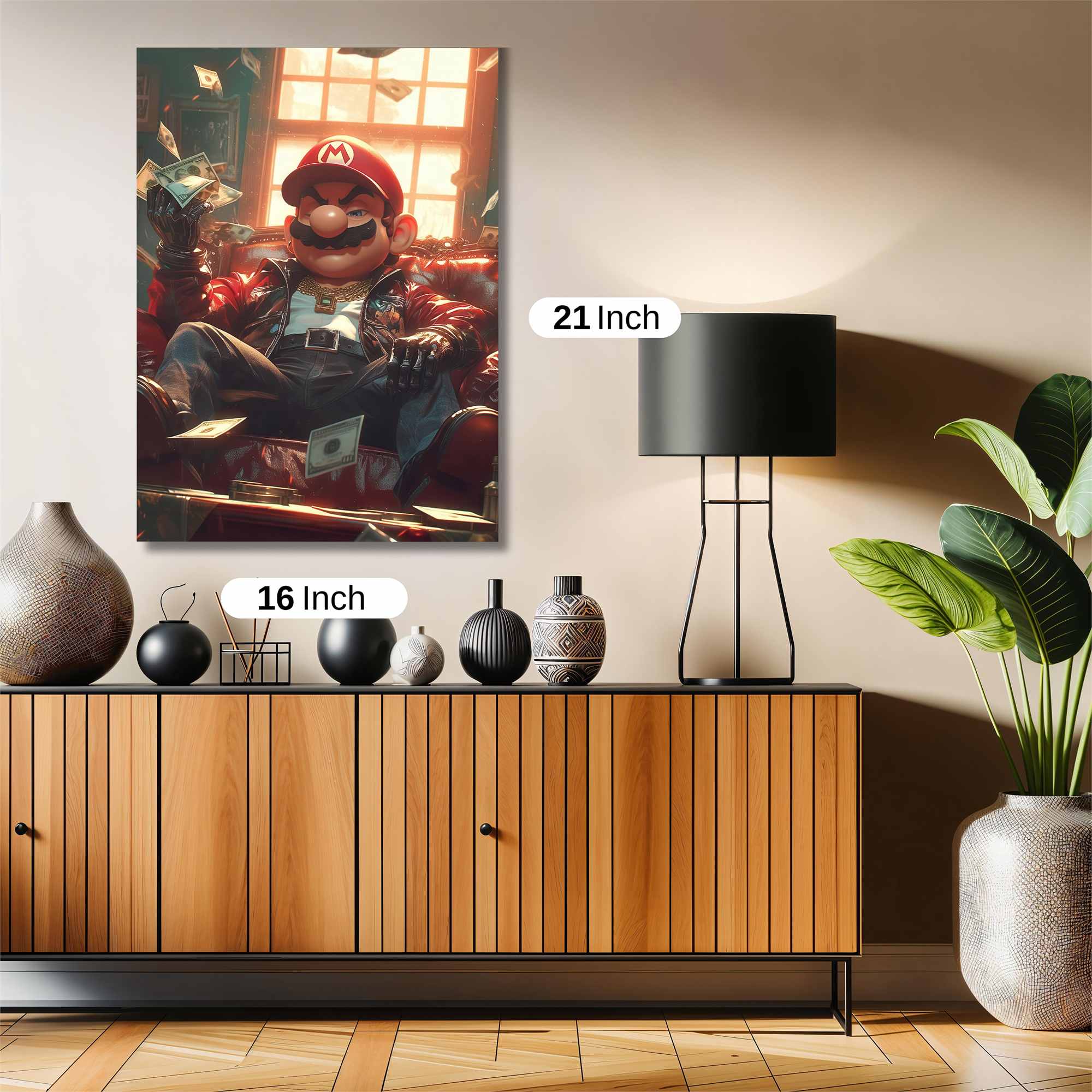 Mario Tycoon Safe Wall Magnetic / M