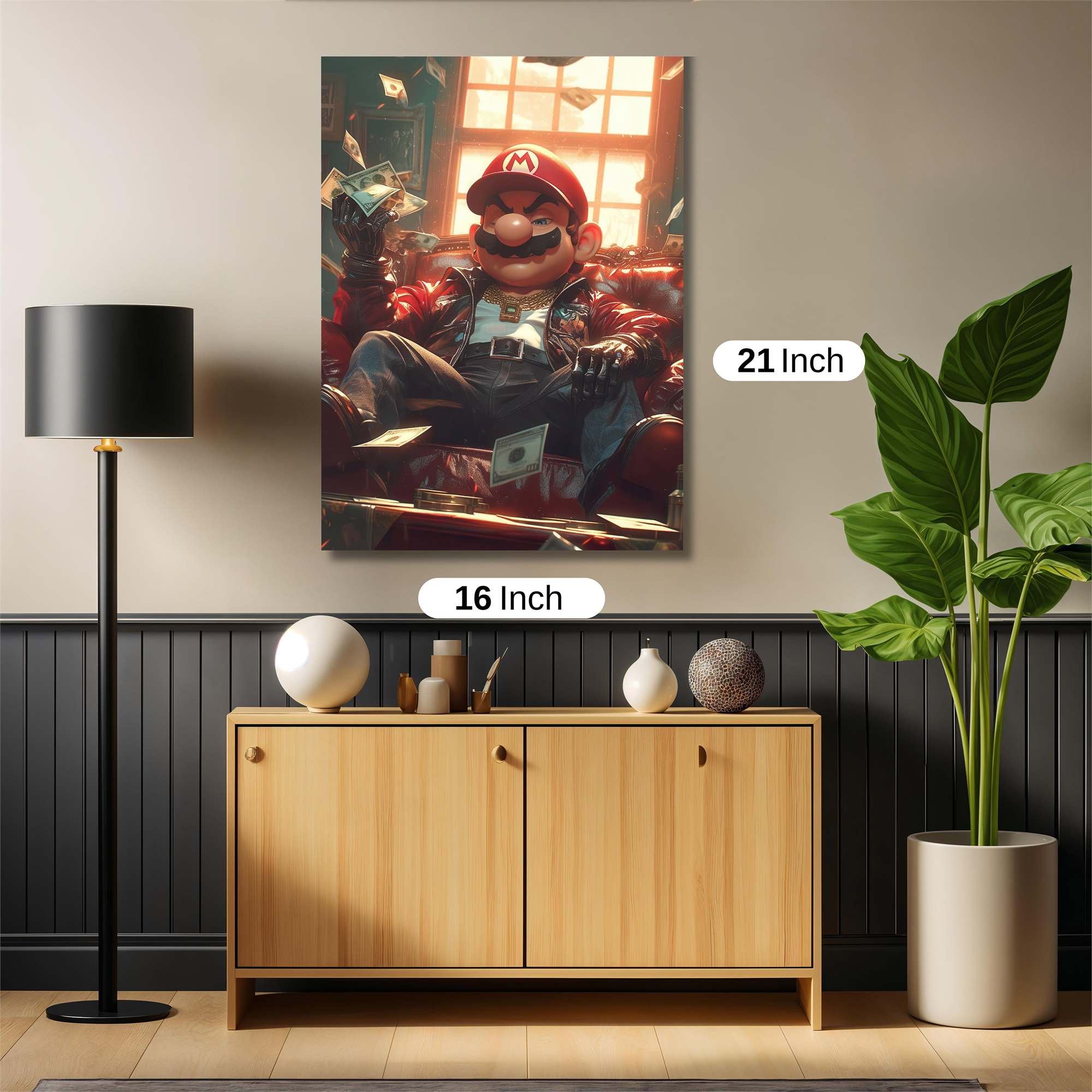 Mario Tycoon Safe Wall Magnetic / M