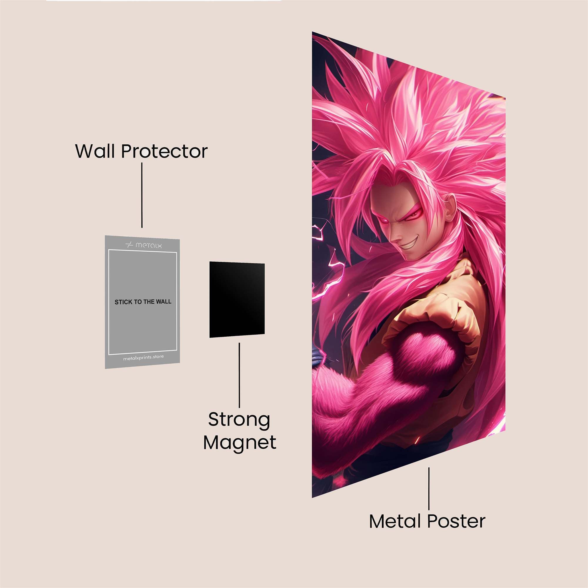 Broly Radiant Safe Wall Magnetic / M