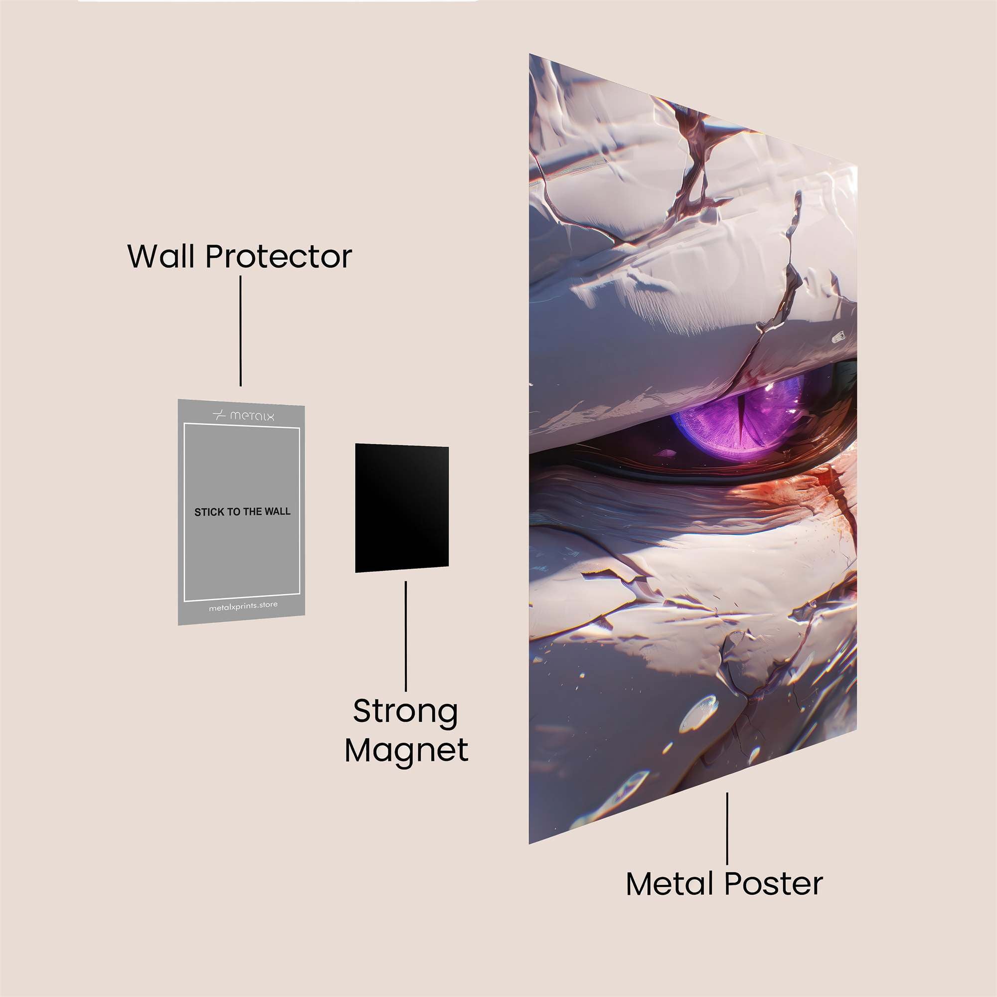 Eldritch Gaze Safe Wall Magnetic / M