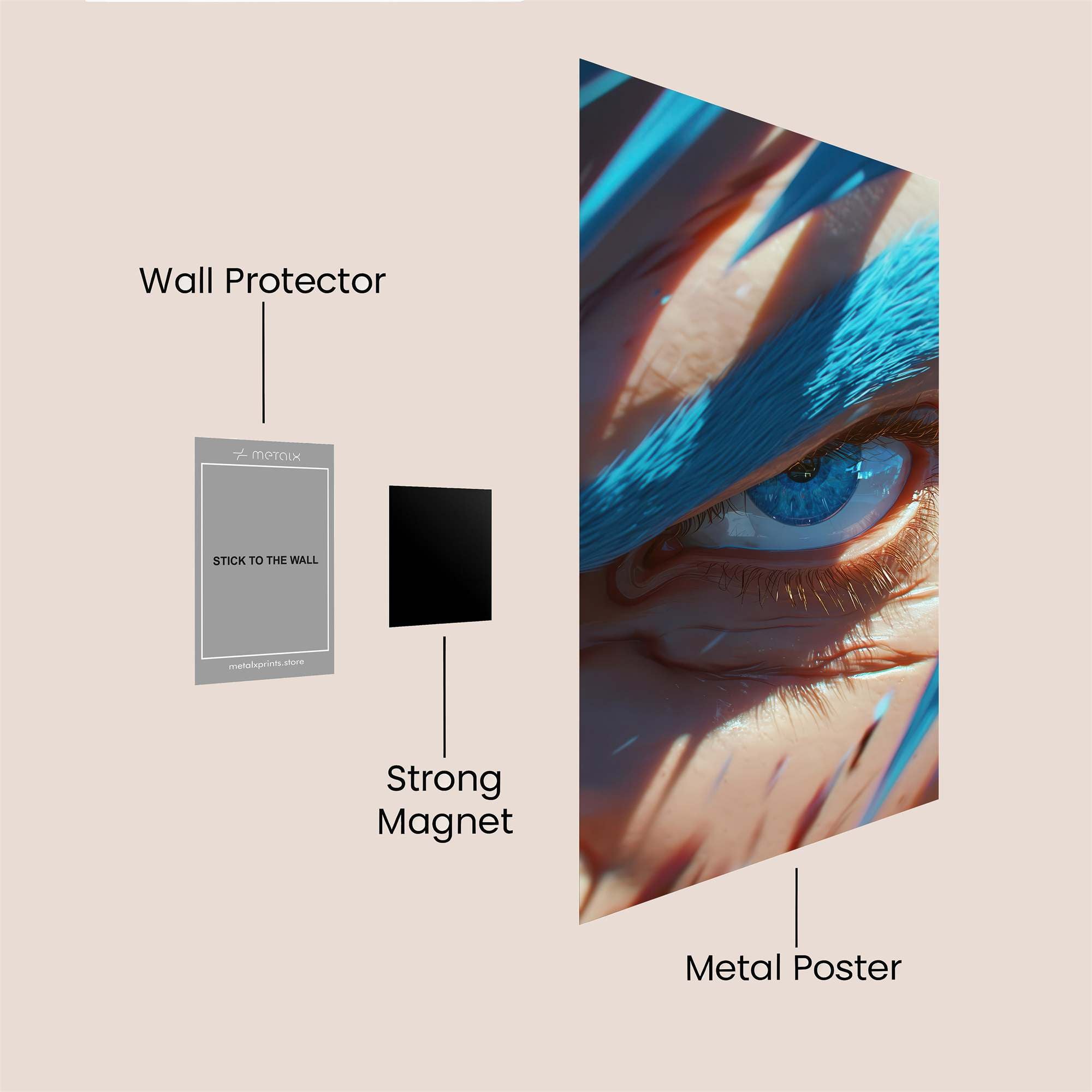 Goku Intense Safe Wall Magnetic / M