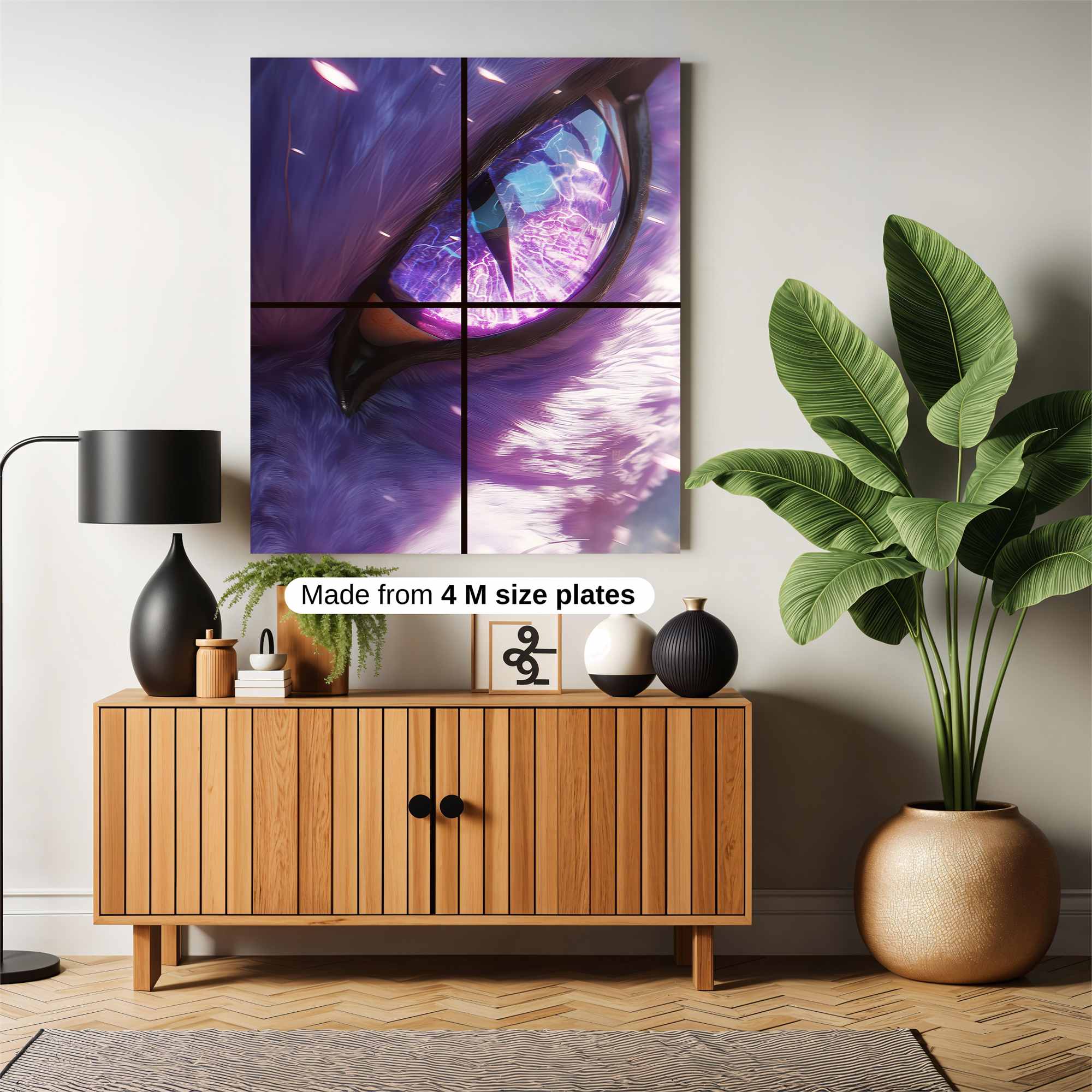 Purple Vigilance Safe Wall Magnetic / M