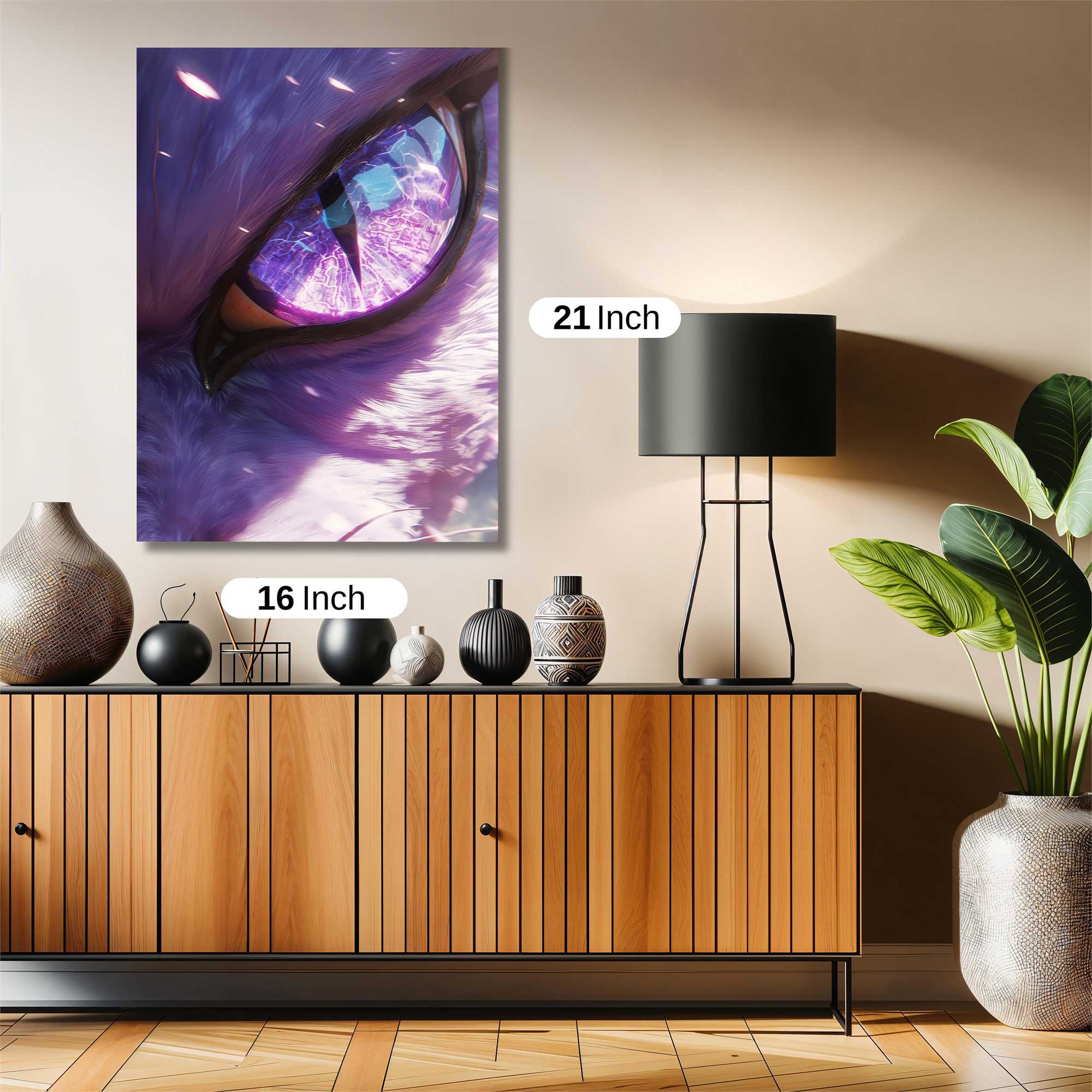 Purple Vigilance Safe Wall Magnetic / M