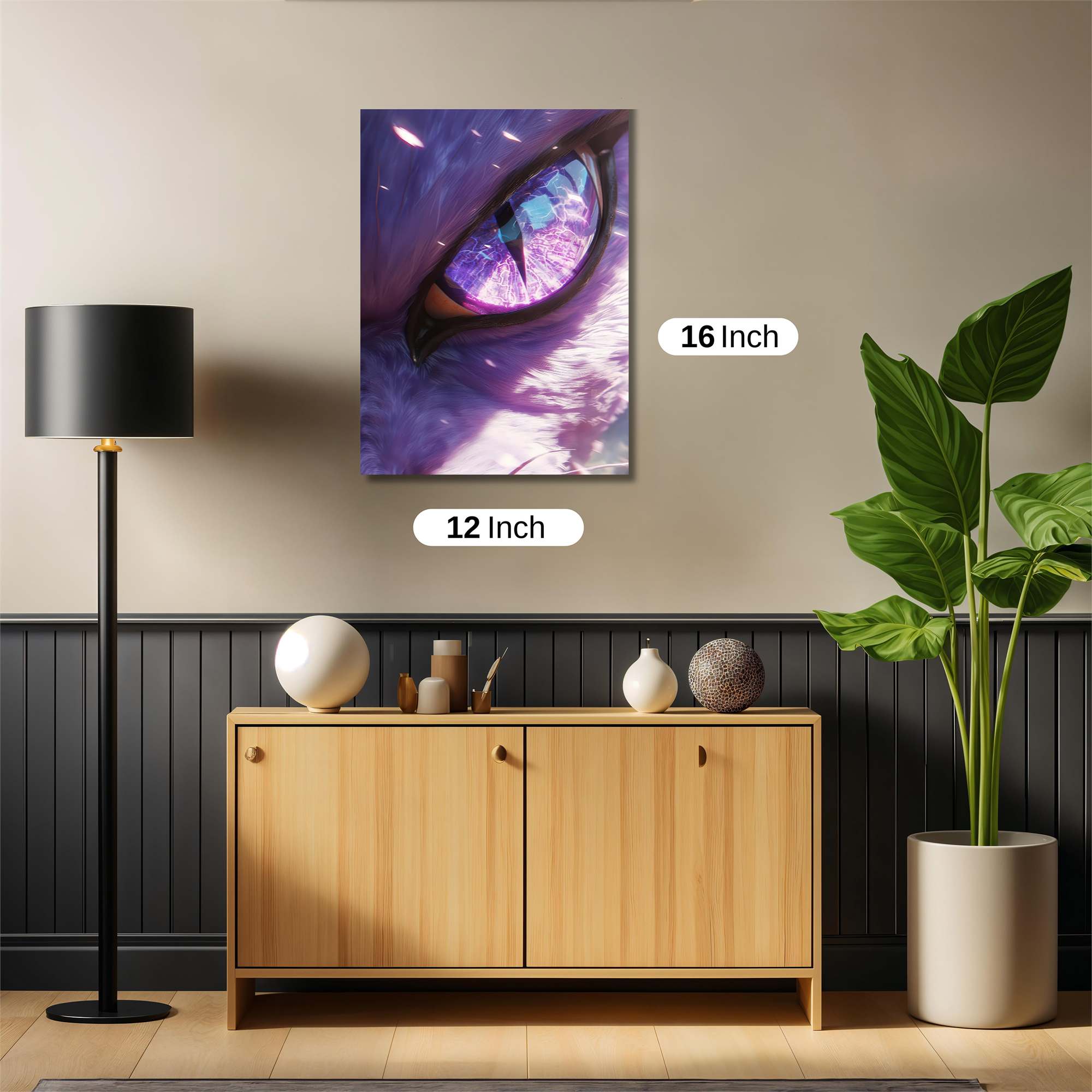 Purple Vigilance Safe Wall Magnetic / M