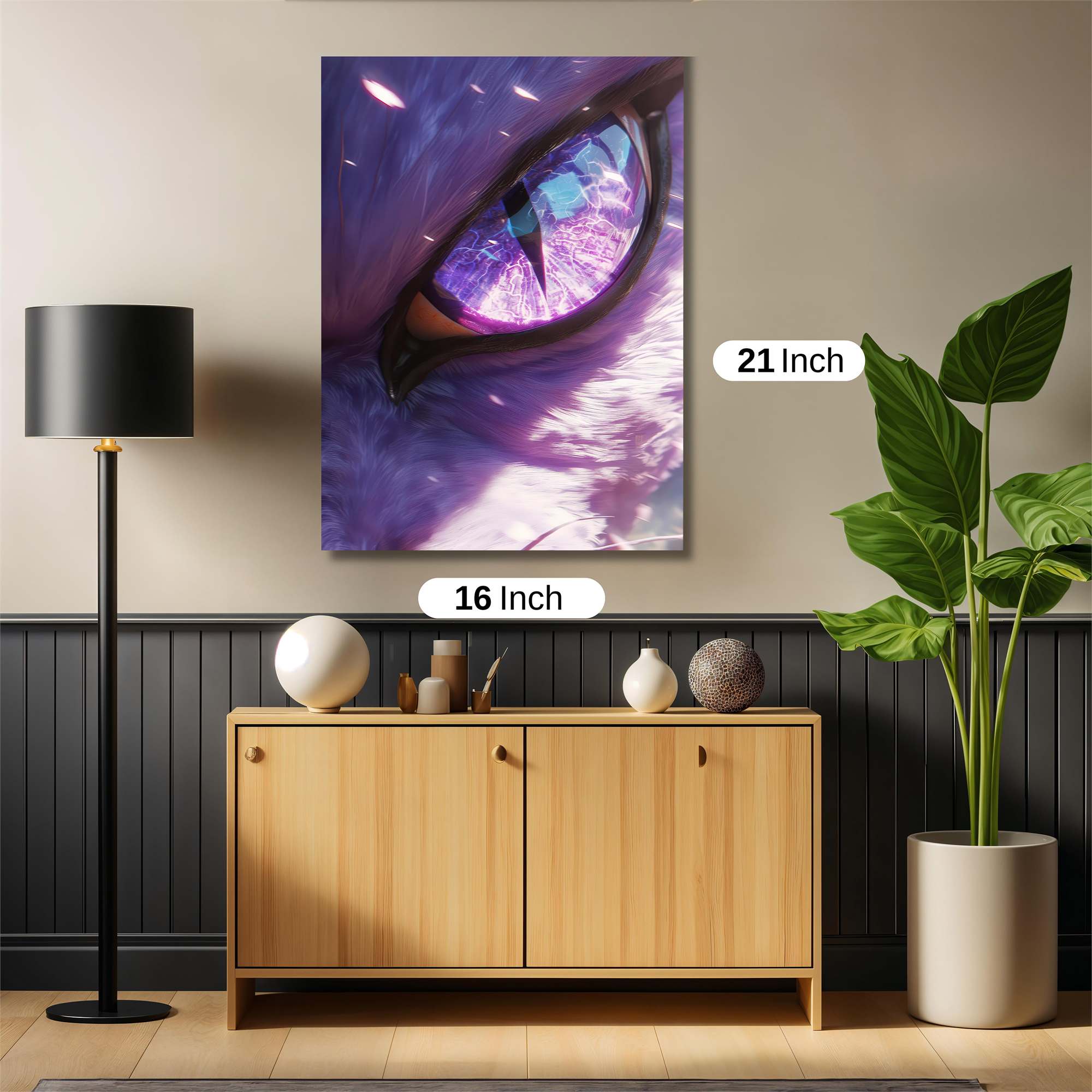 Purple Vigilance Safe Wall Magnetic / M