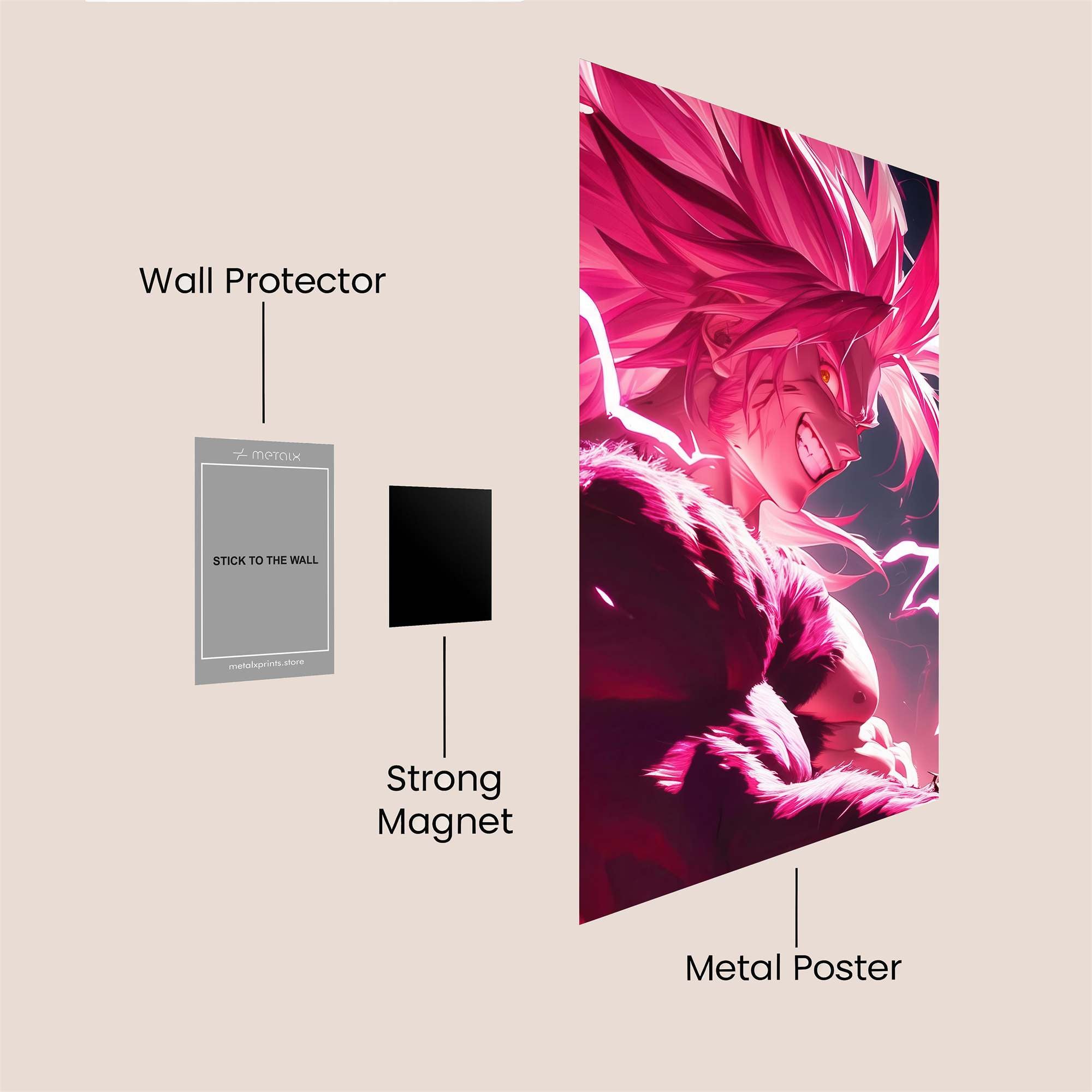 Broly Berserk Safe Wall Magnetic / M