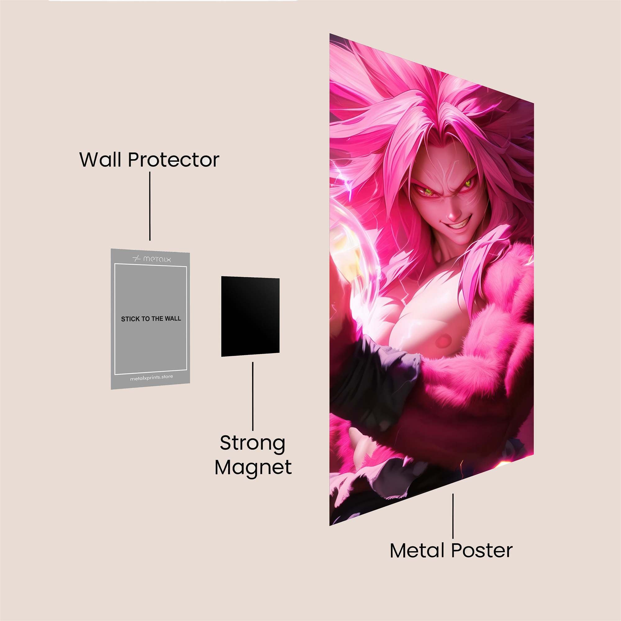 Broly Berserk Safe Wall Magnetic / M