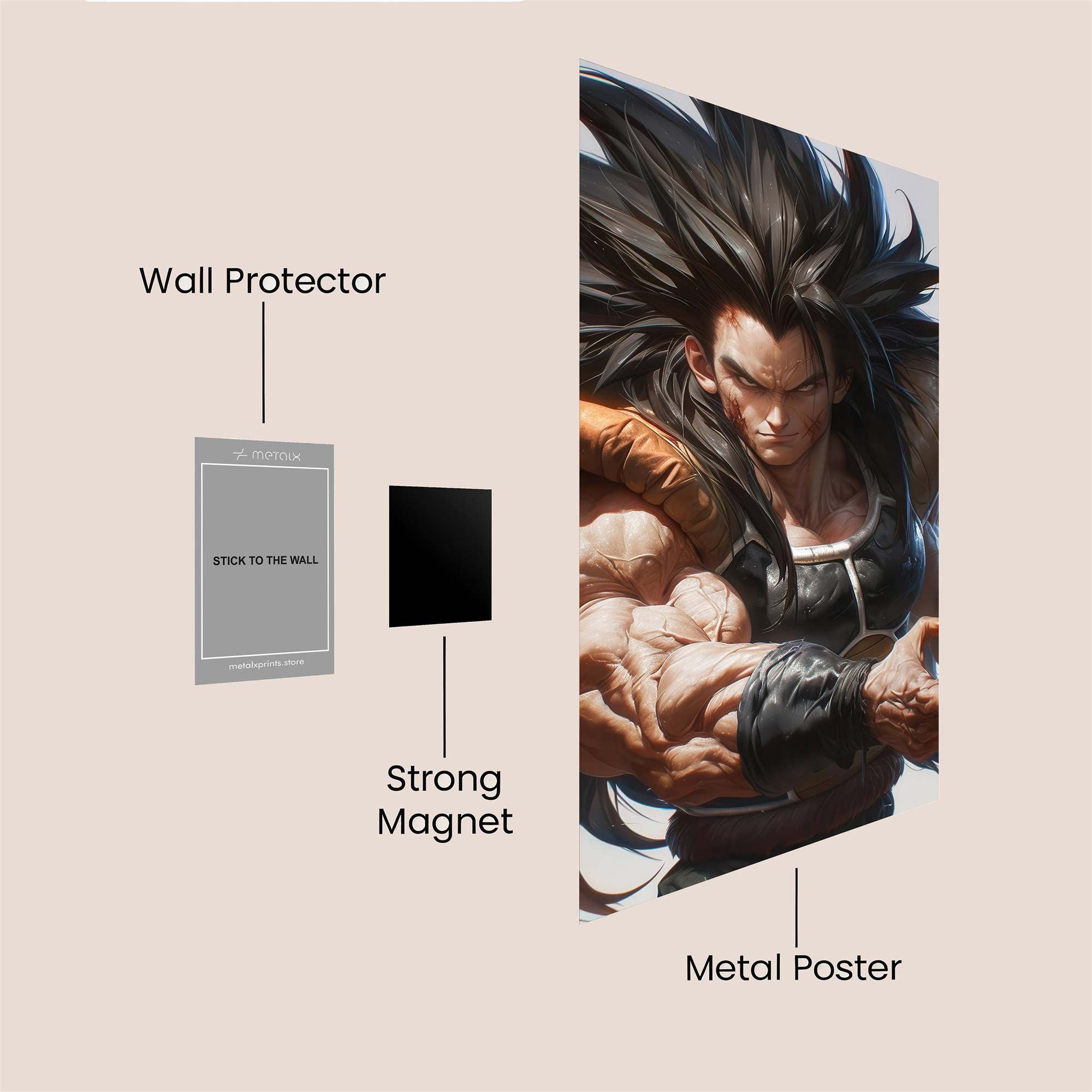 Broly Berserk Safe Wall Magnetic / M