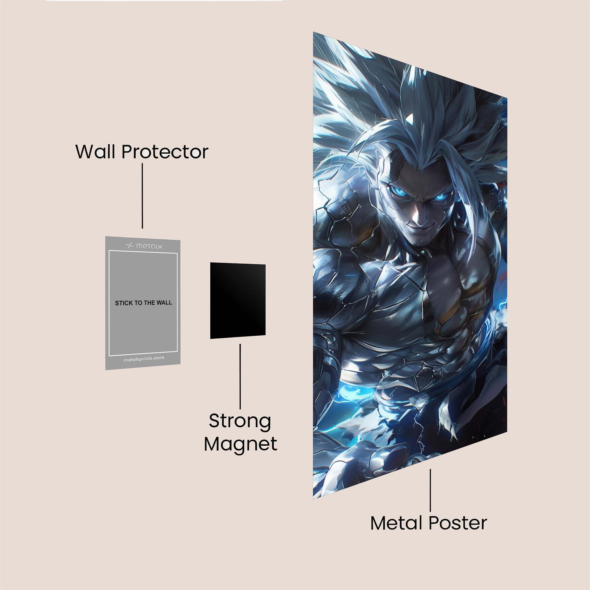 Broly Blitz Safe Wall Magnetic / M