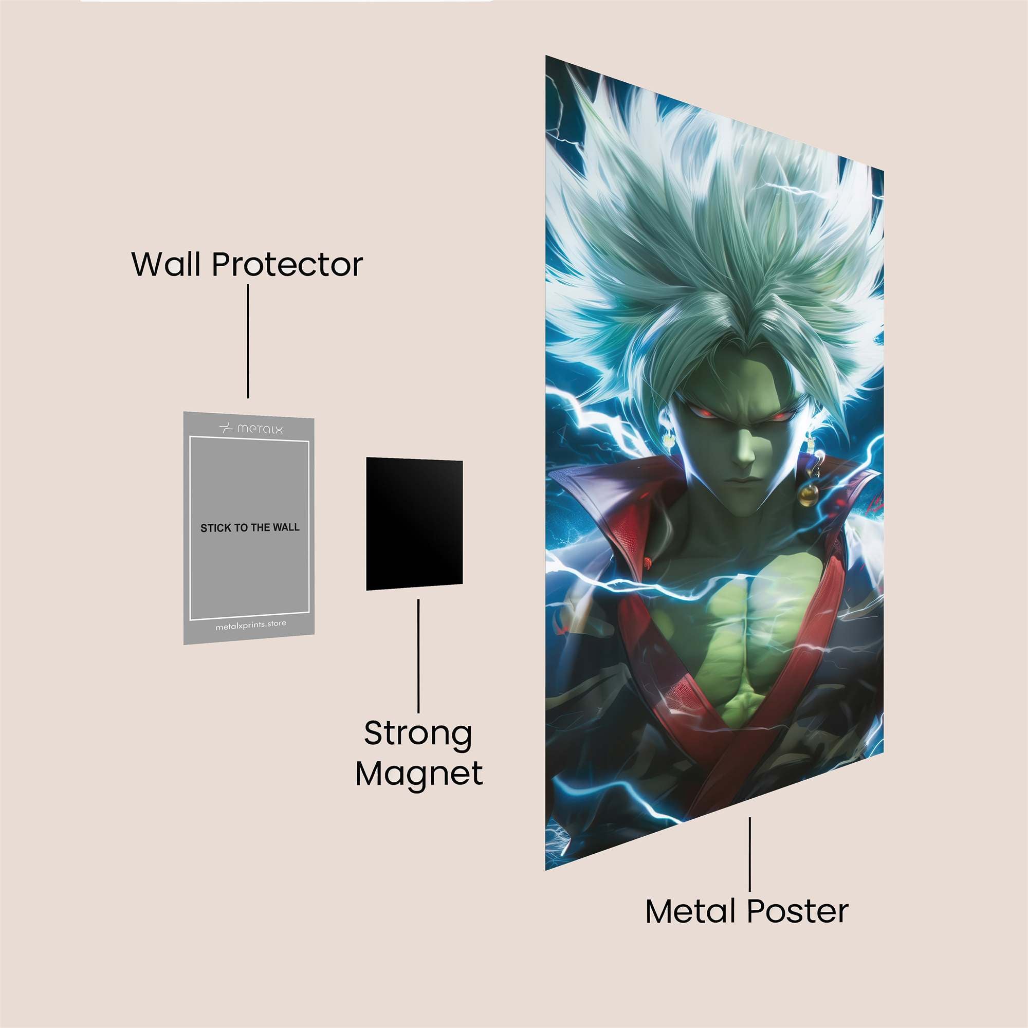Broly Menacing Safe Wall Magnetic / M
