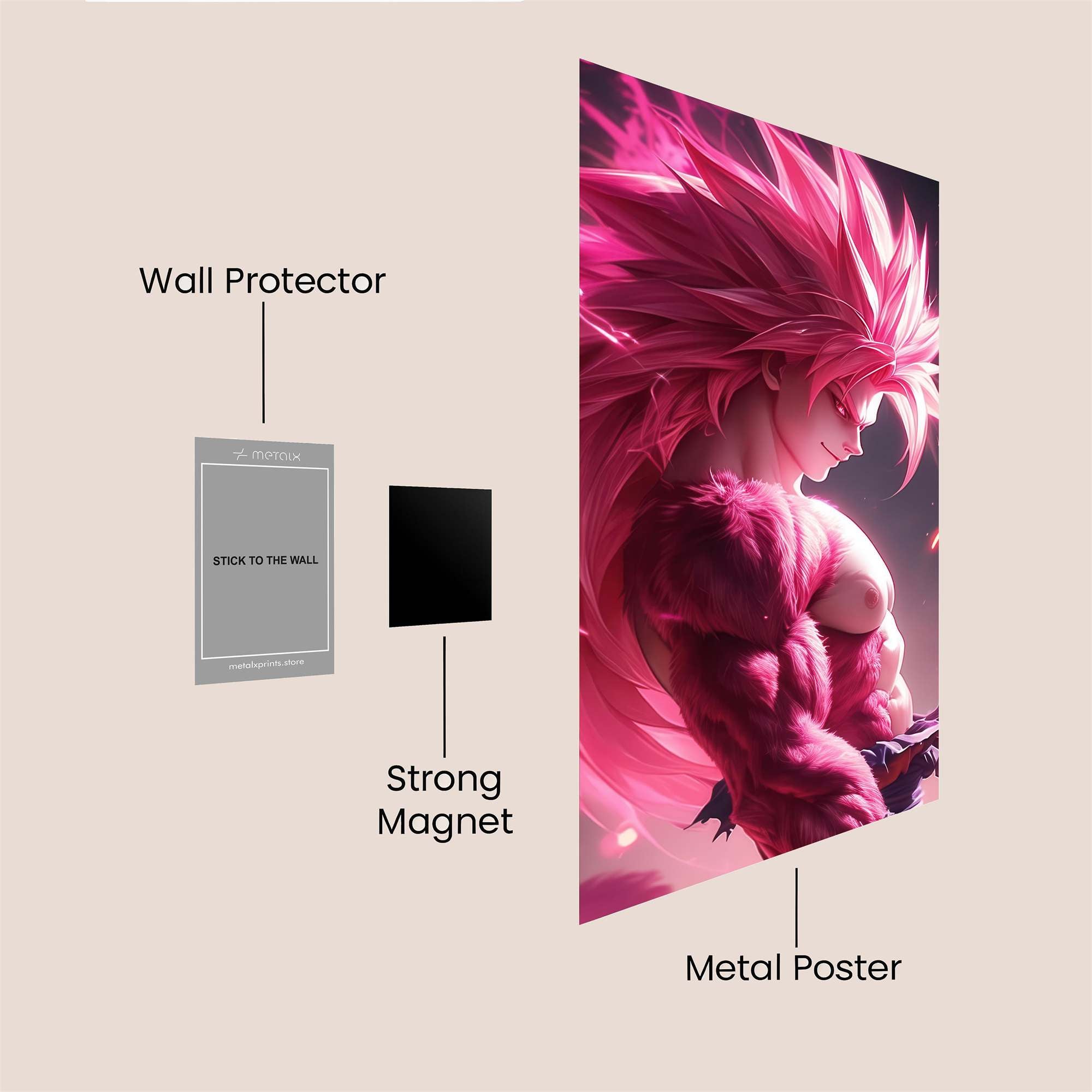 Broly Fierce Safe Wall Magnetic / M