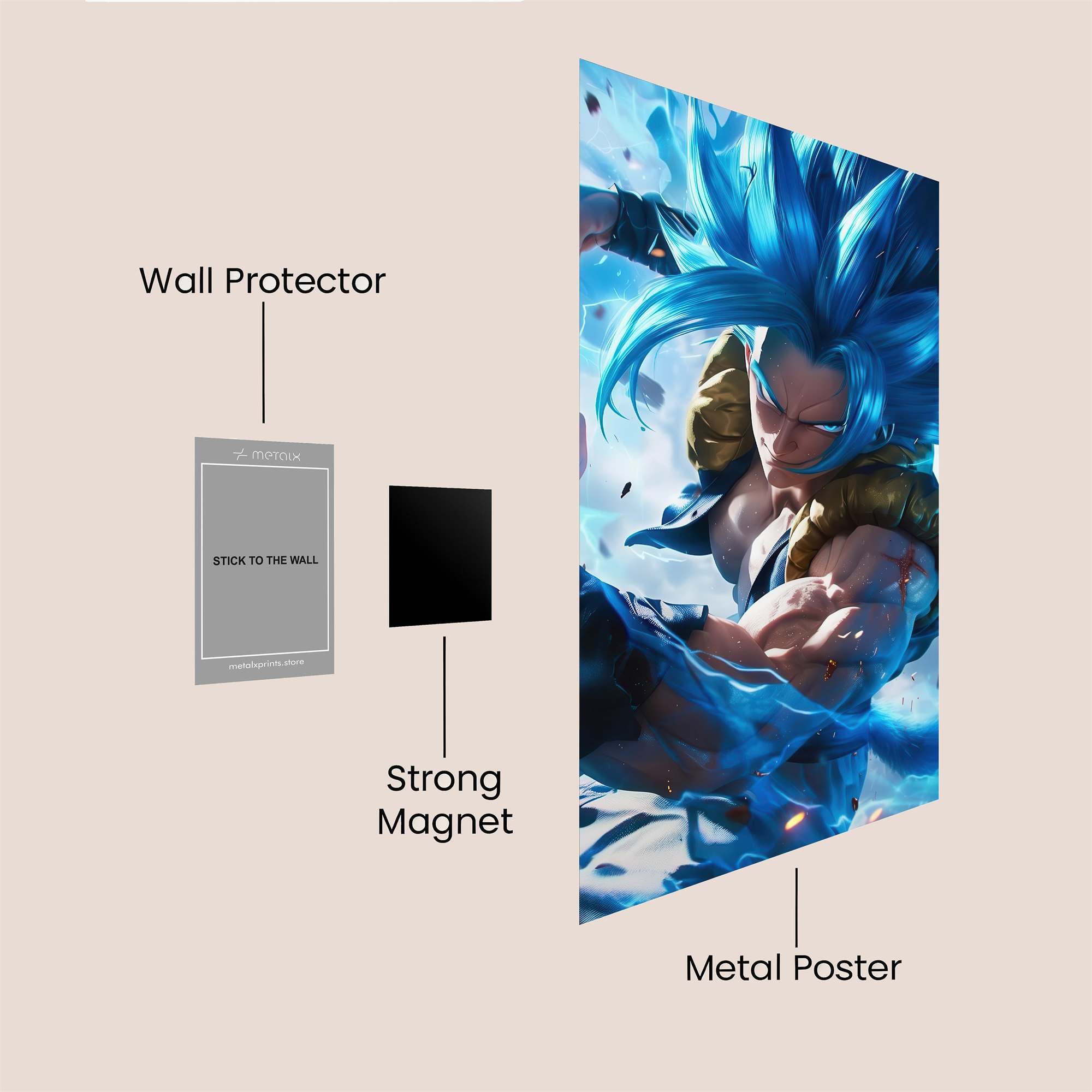 Goku Radiant Safe Wall Magnetic / M