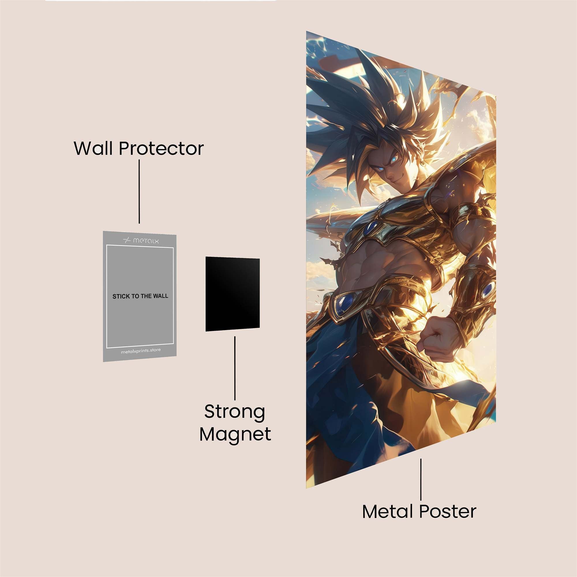Sonic Radiance Safe Wall Magnetic / M