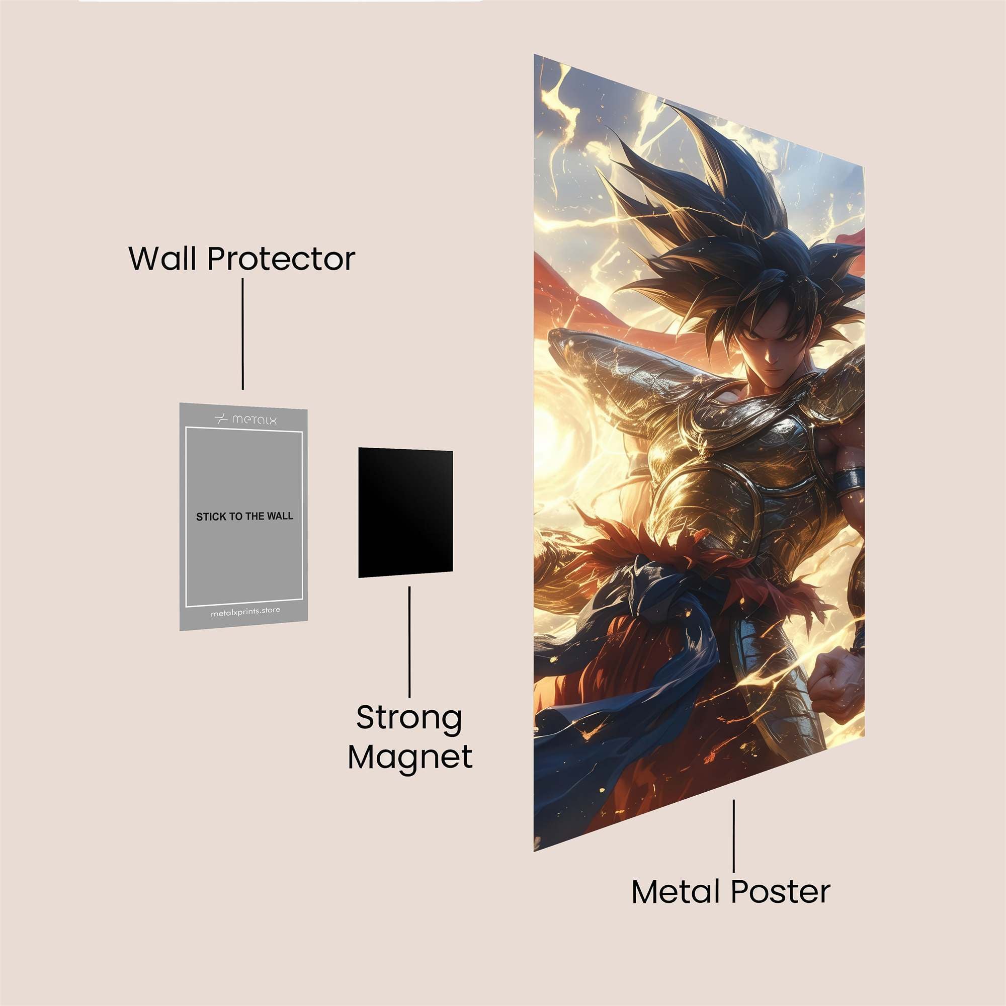 Goku Radiant Safe Wall Magnetic / M