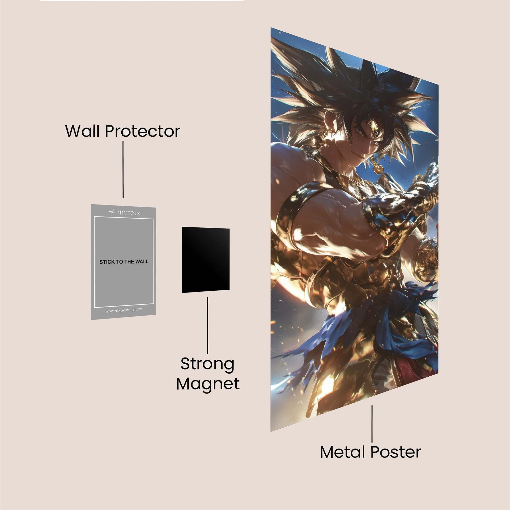 Goku Radiant Safe Wall Magnetic / M