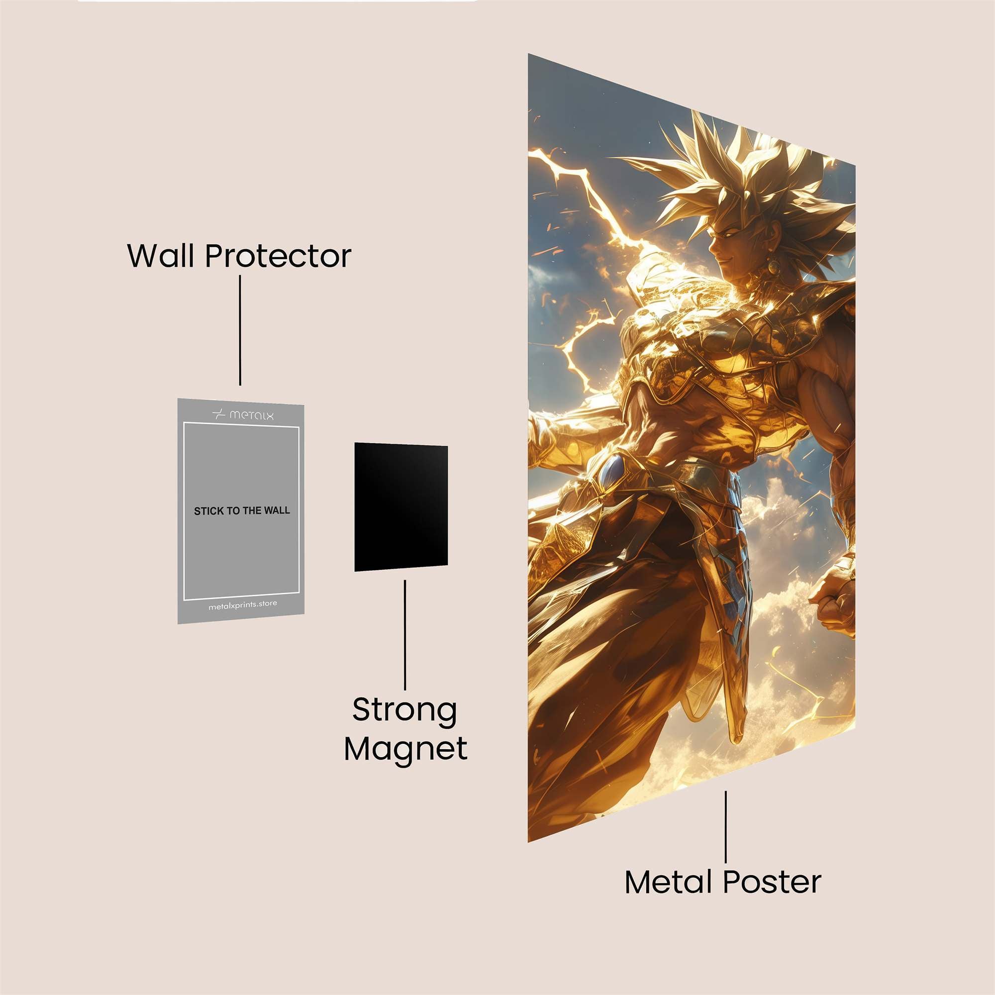 Broly Radiant Safe Wall Magnetic / M