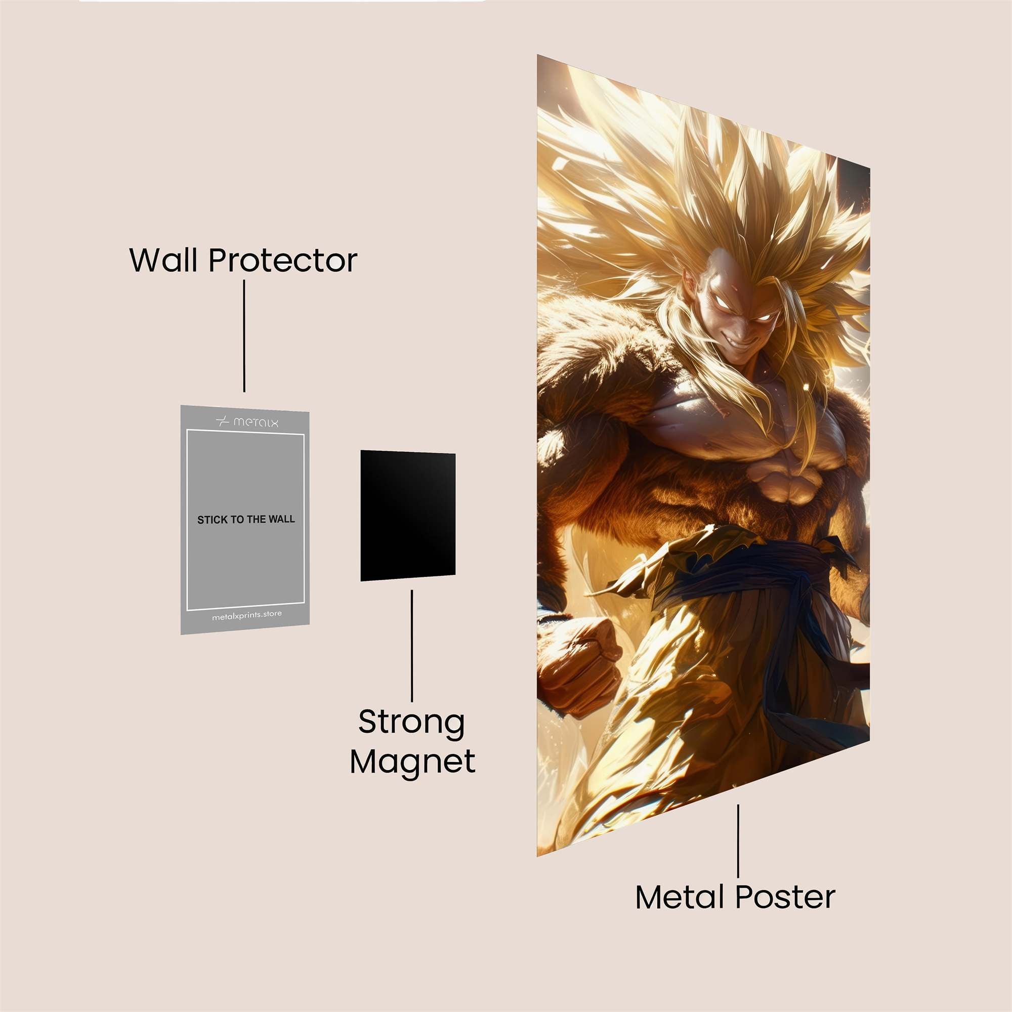 Goku Radiant Safe Wall Magnetic / M