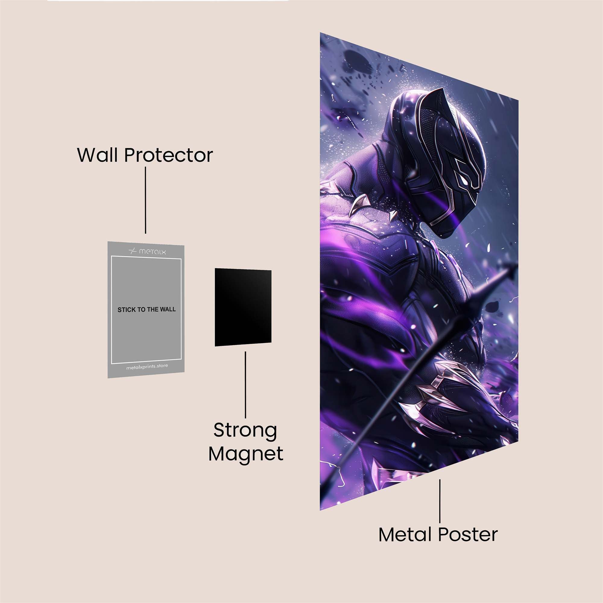 Panther Radiant Safe Wall Magnetic / M