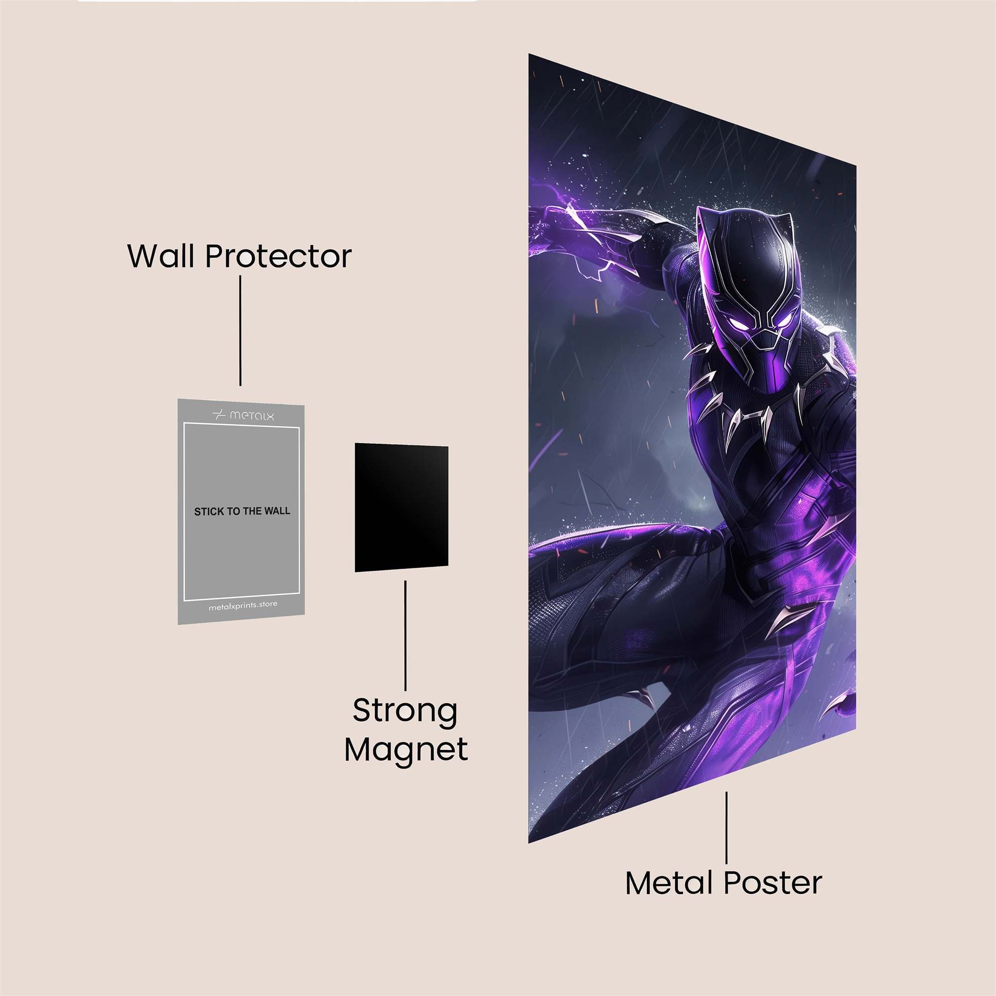 Panther Radiant Safe Wall Magnetic / M