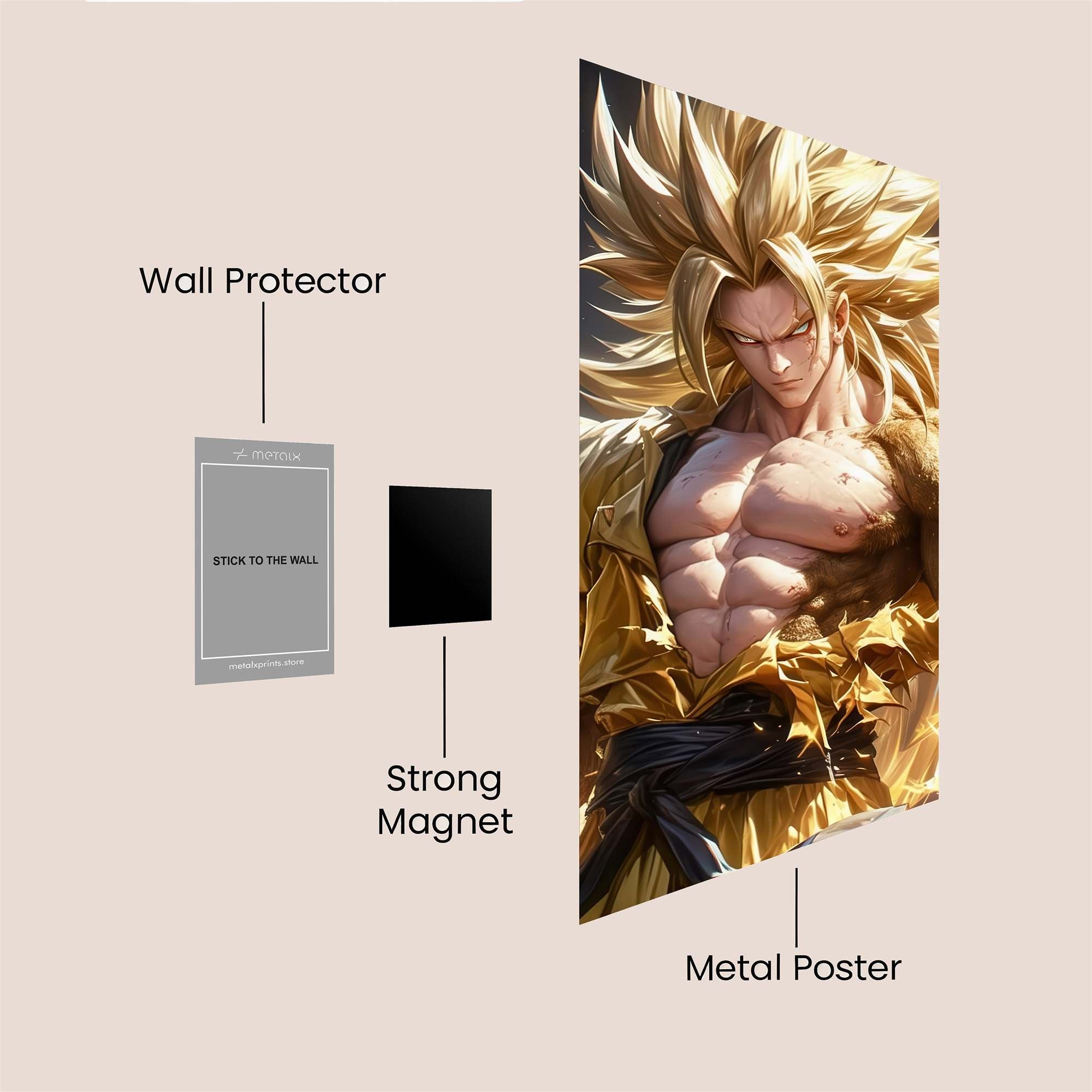 Goku Radiant Safe Wall Magnetic / M