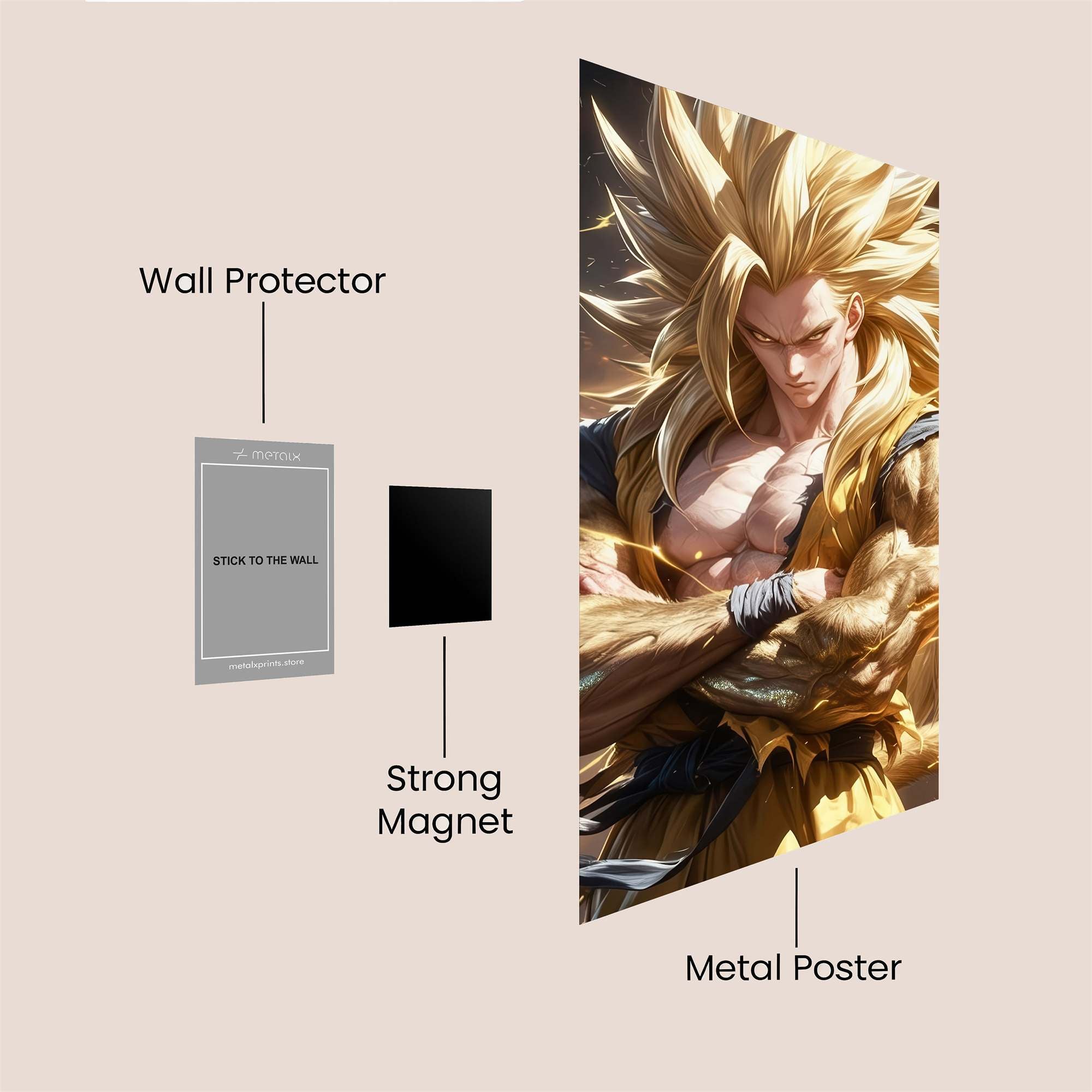 Broly Blaze Safe Wall Magnetic / M