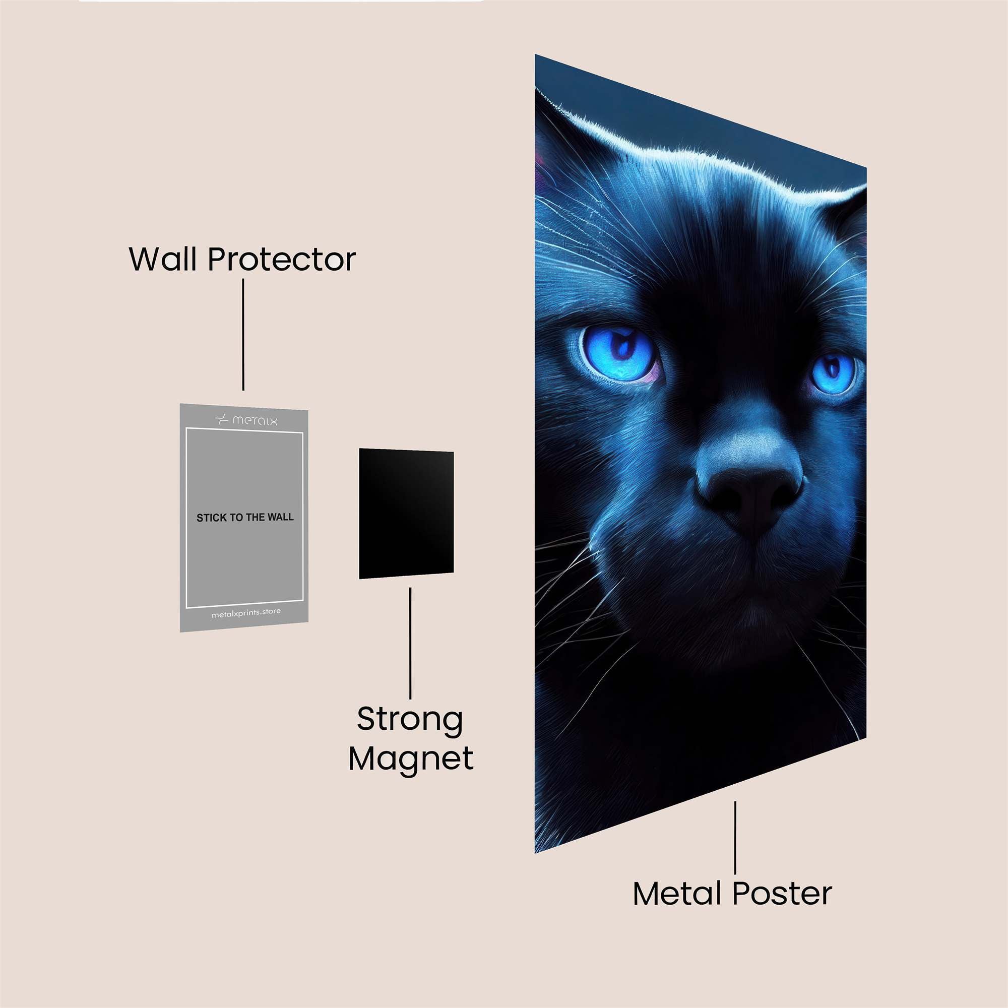 Midnight Majesty Safe Wall Magnetic / M