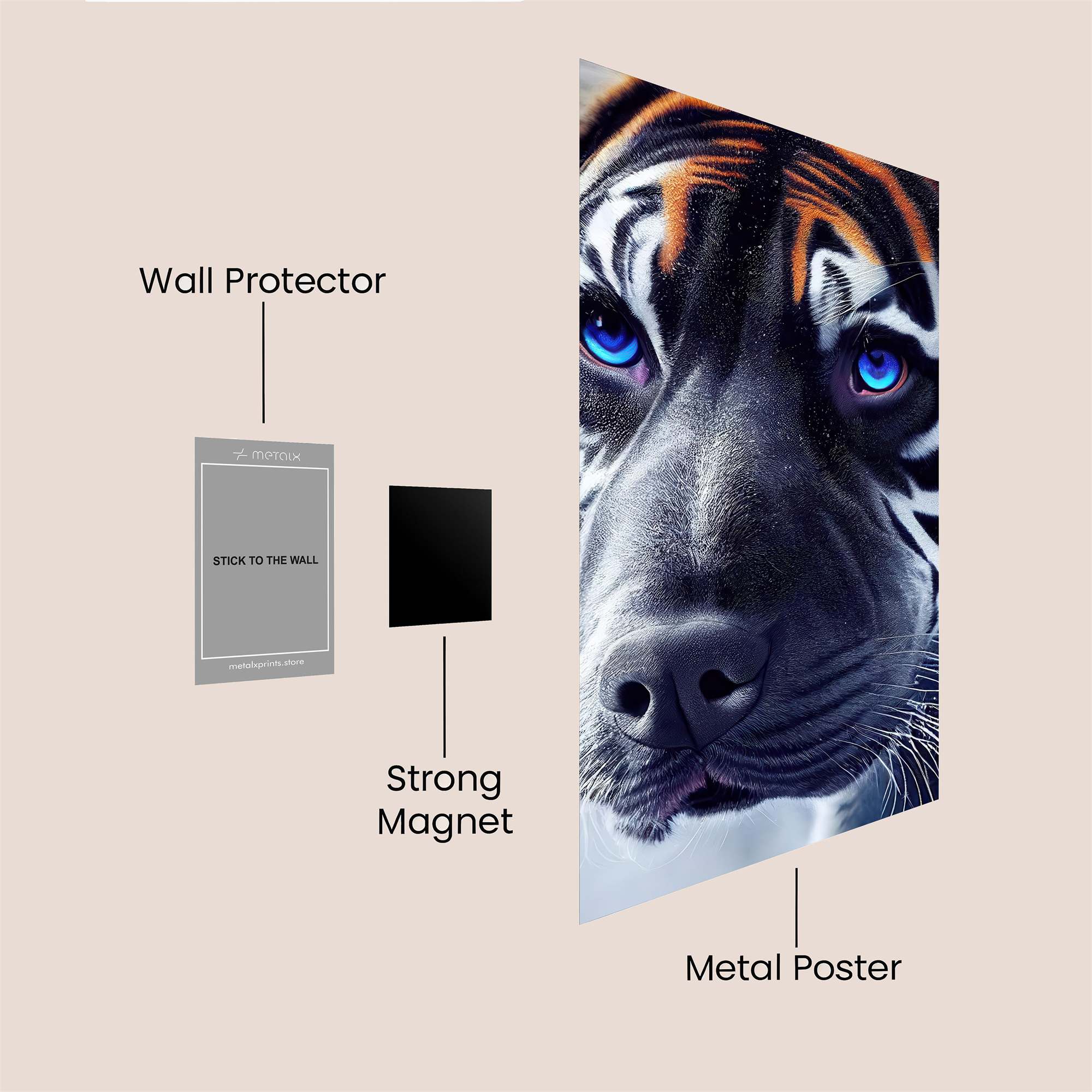 TigerMystique Safe Wall Magnetic / M