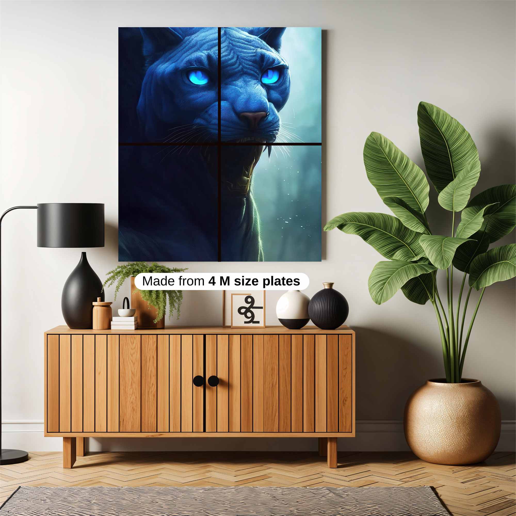 Blue Enigma Safe Wall Magnetic / M