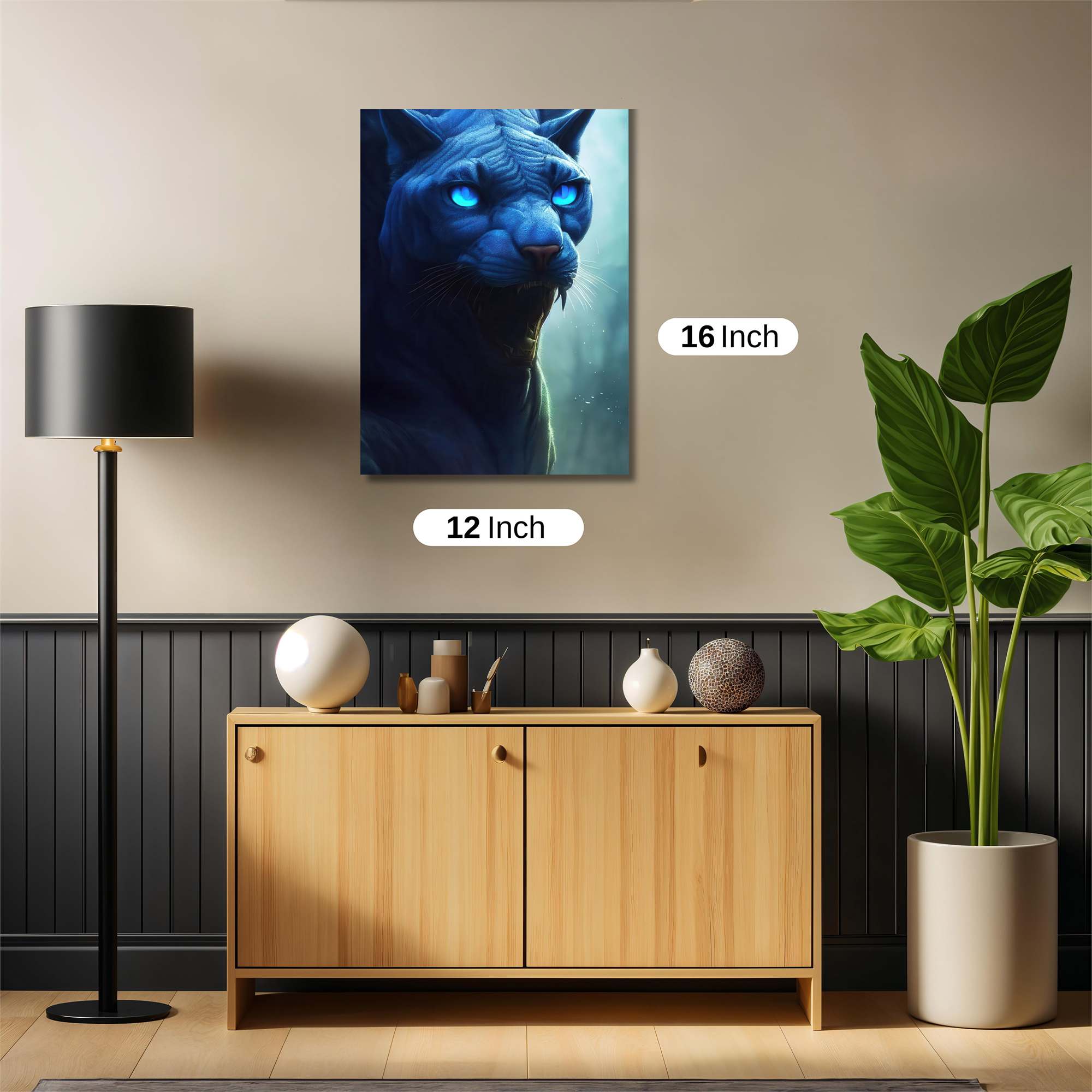 Blue Enigma Safe Wall Magnetic / M