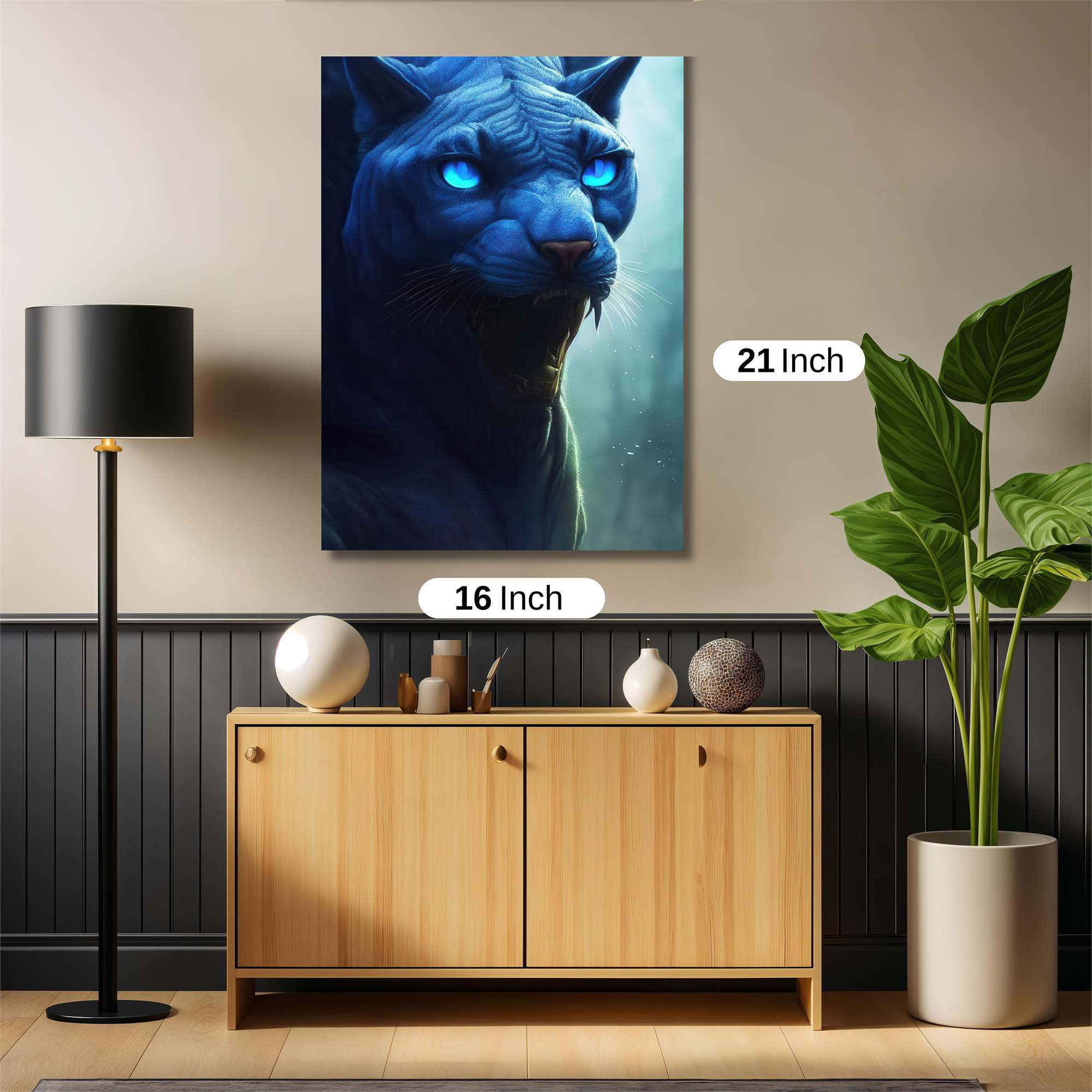 Blue Enigma Safe Wall Magnetic / M