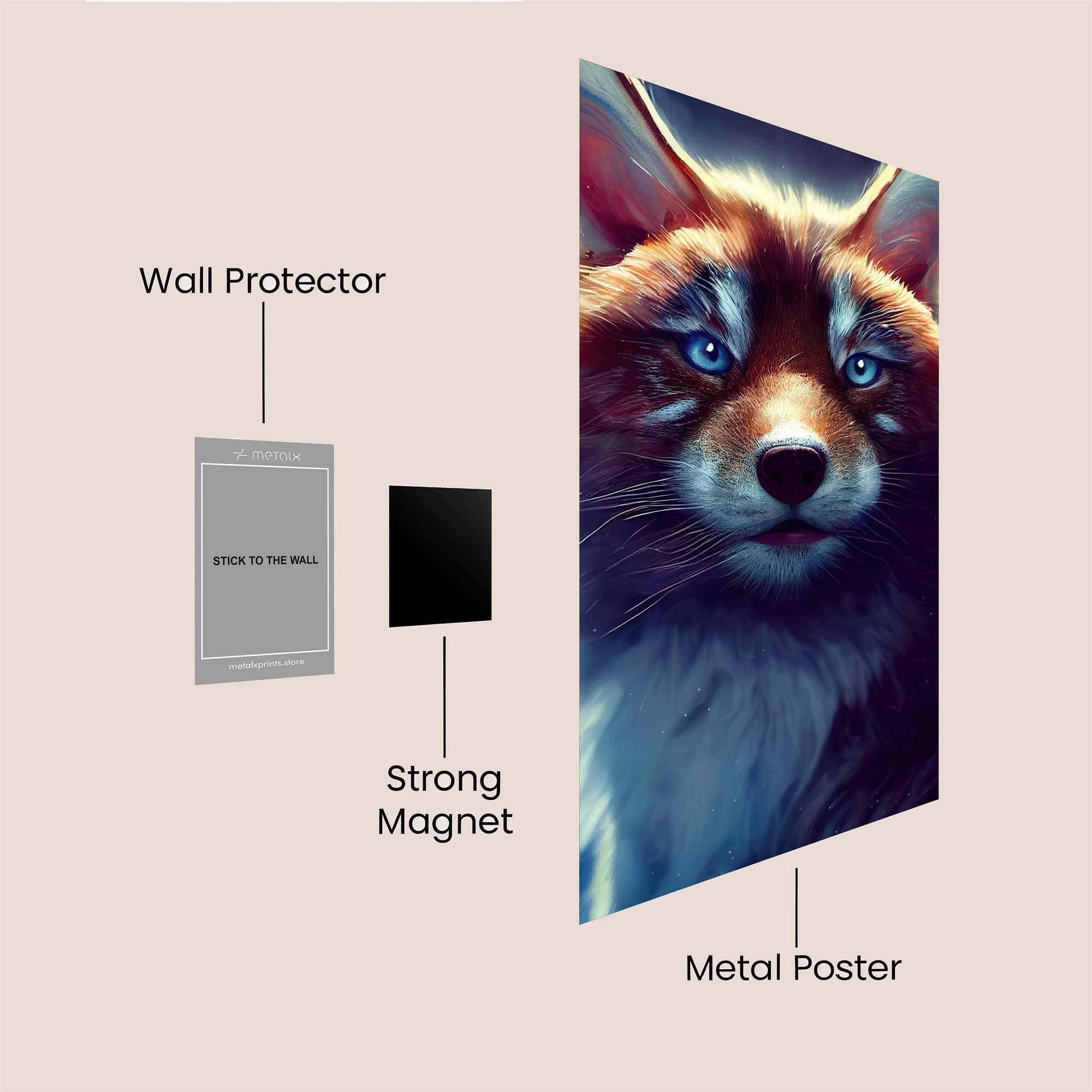 Fox Enigma Safe Wall Magnetic / M