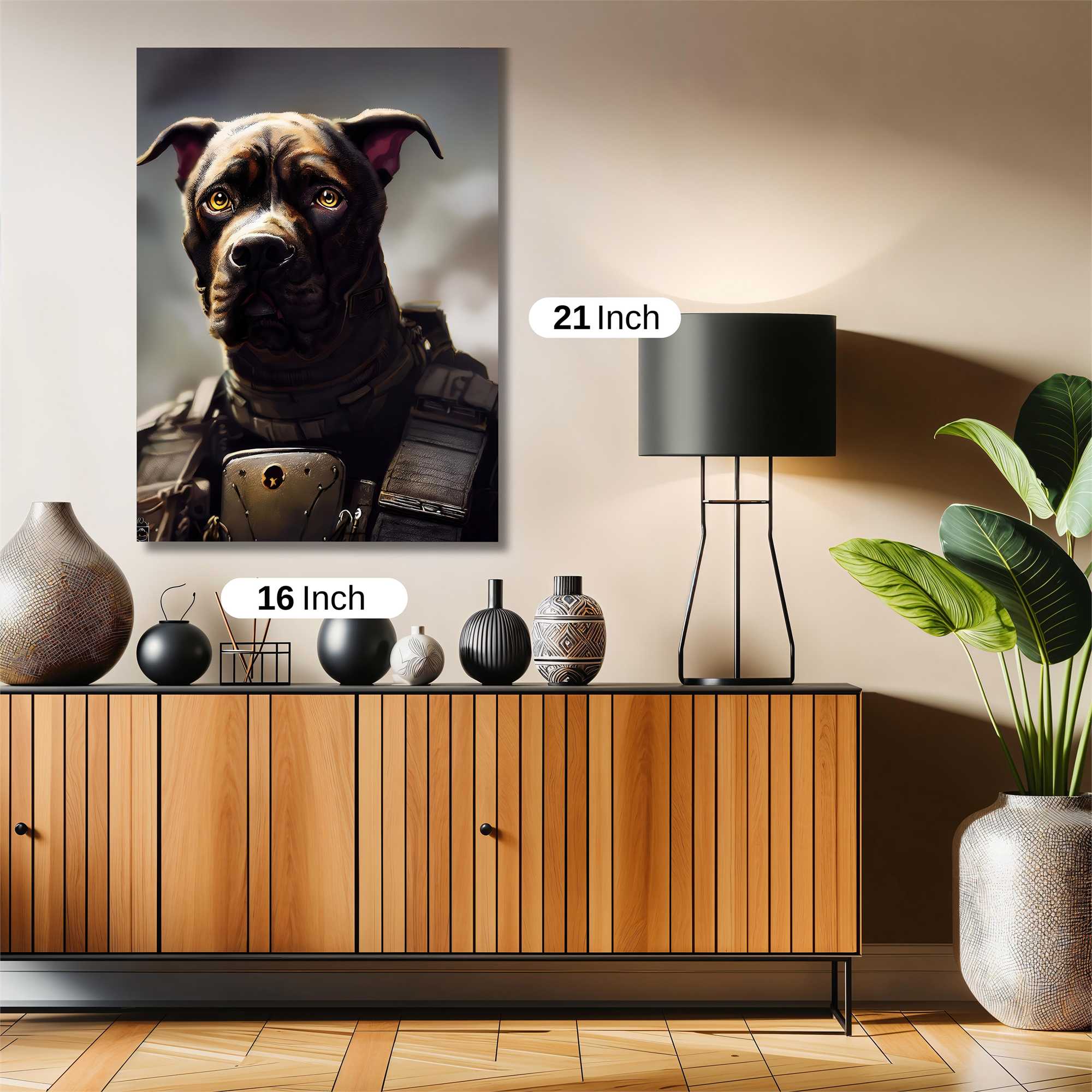 Dog Warrior Safe Wall Magnetic / M