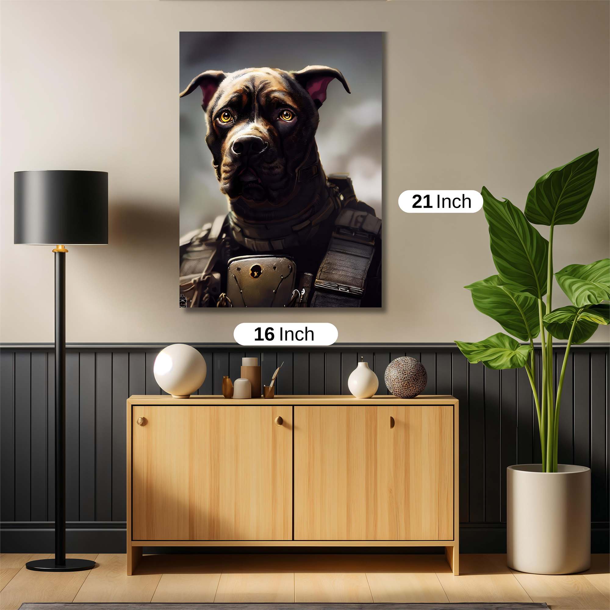 Dog Warrior Safe Wall Magnetic / M