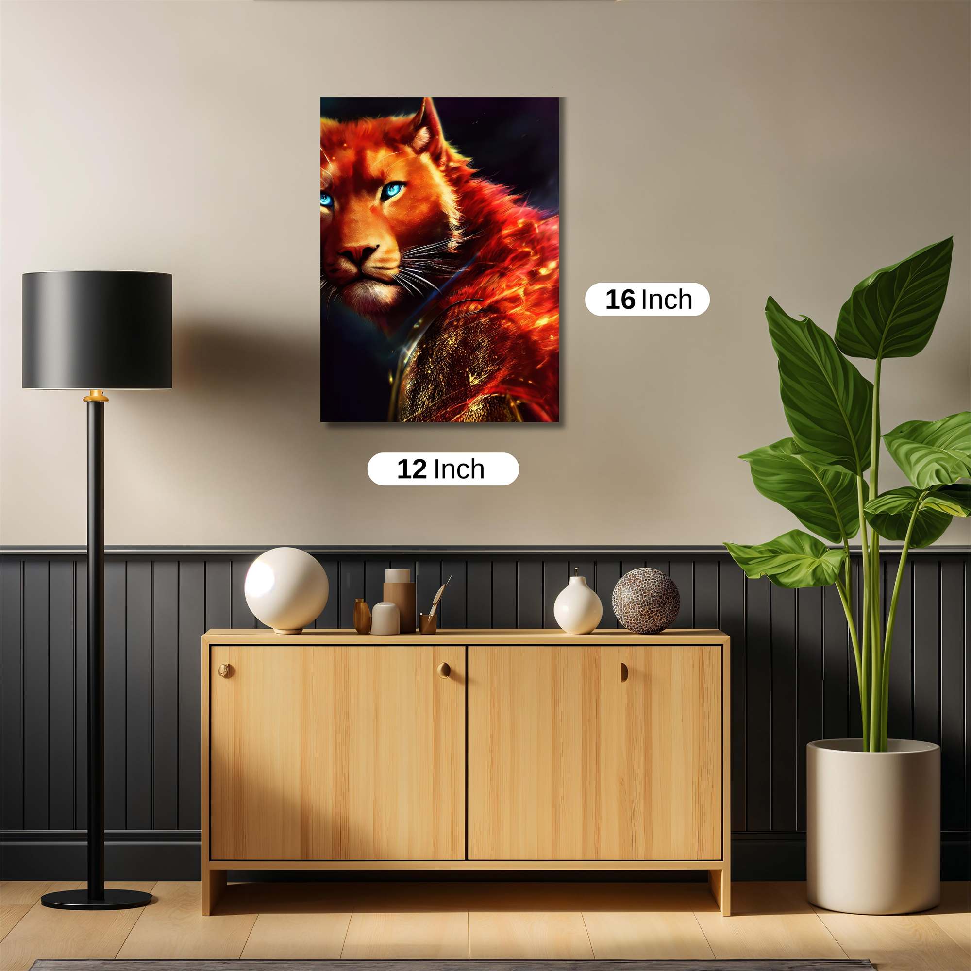 Firebrand Lion Safe Wall Magnetic / M