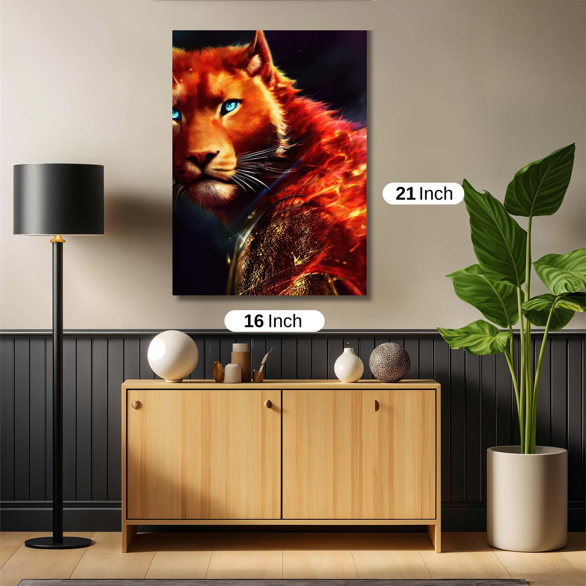 Firebrand Lion Safe Wall Magnetic / M