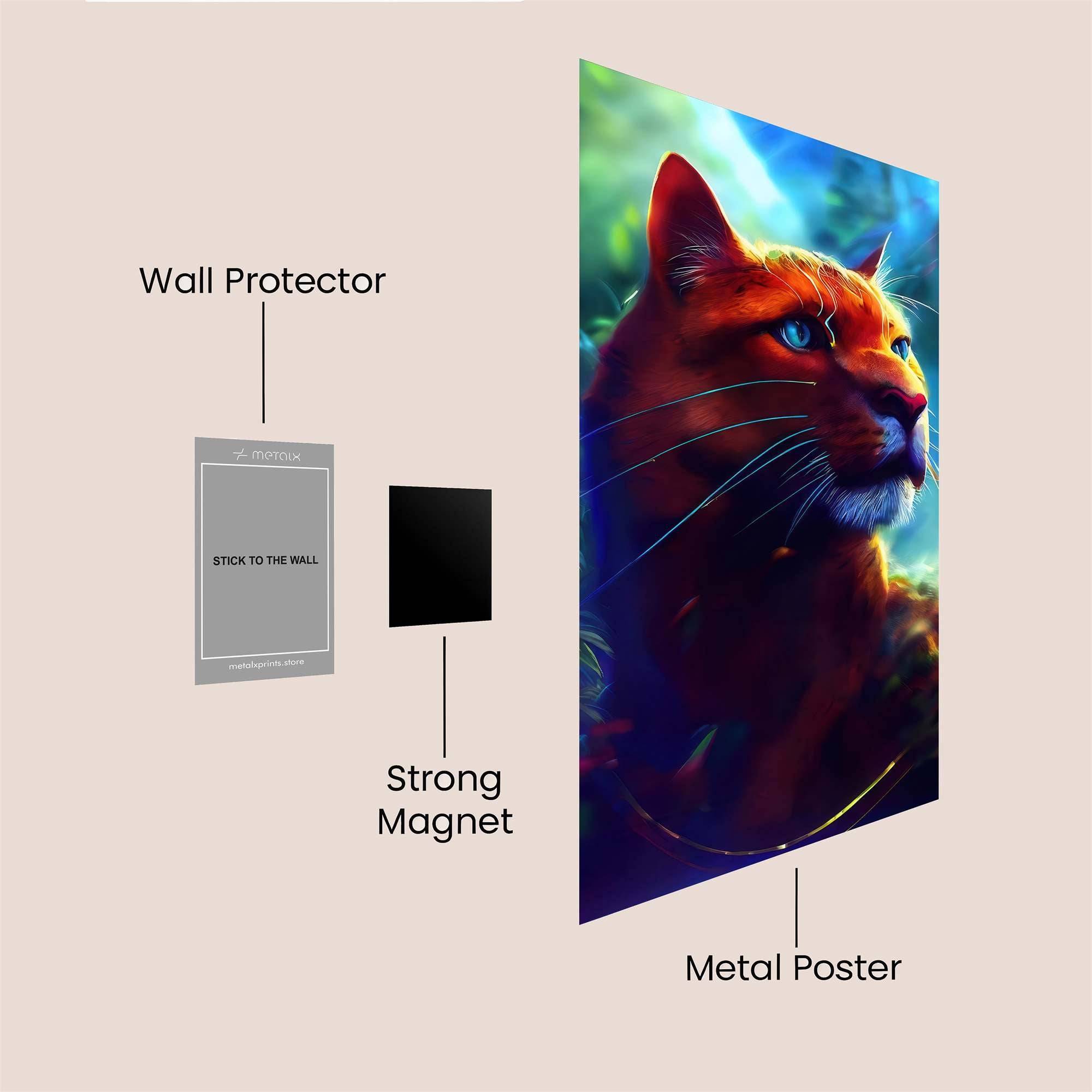 Fireheart Majestic Safe Wall Magnetic / M