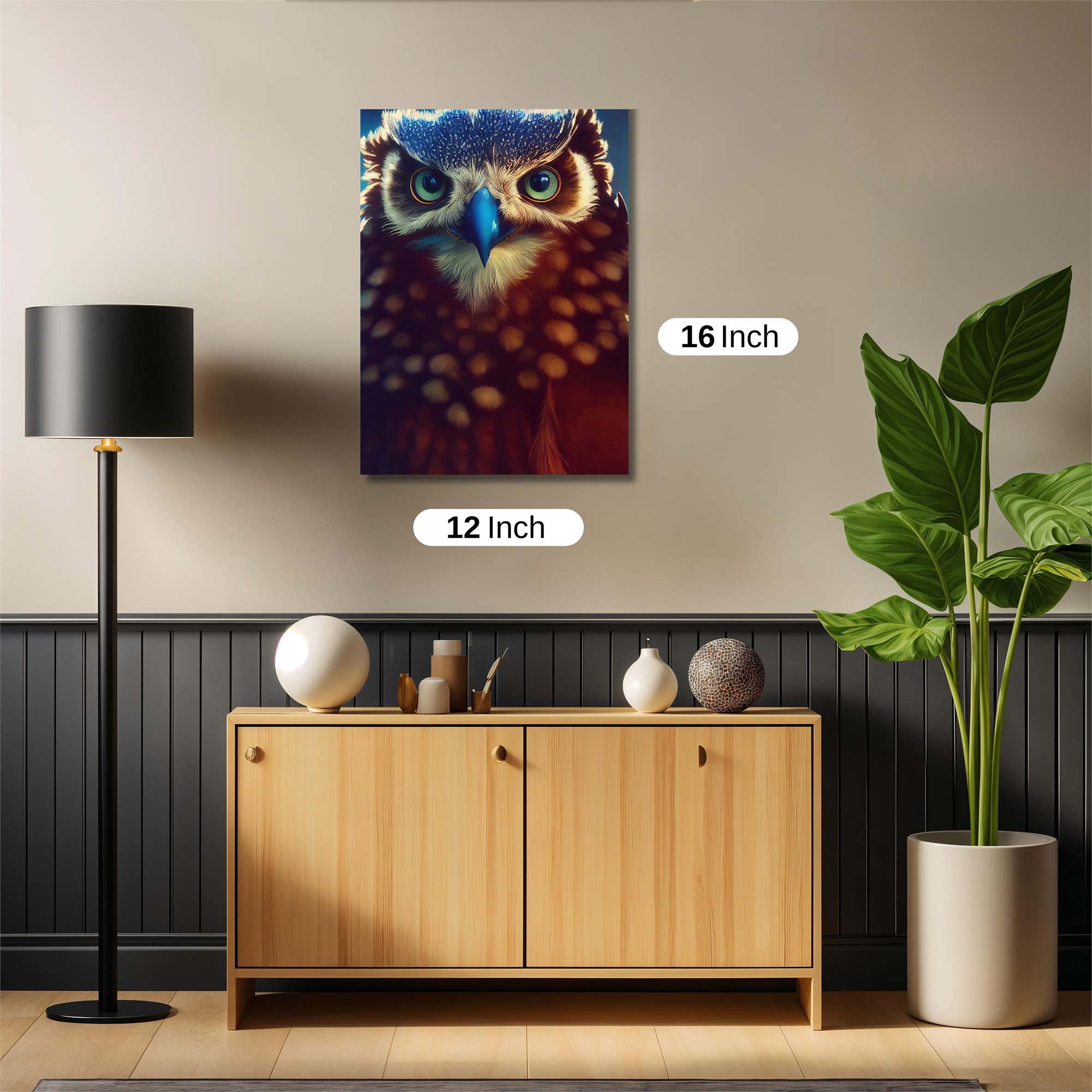 Owl Majestic Safe Wall Magnetic / M