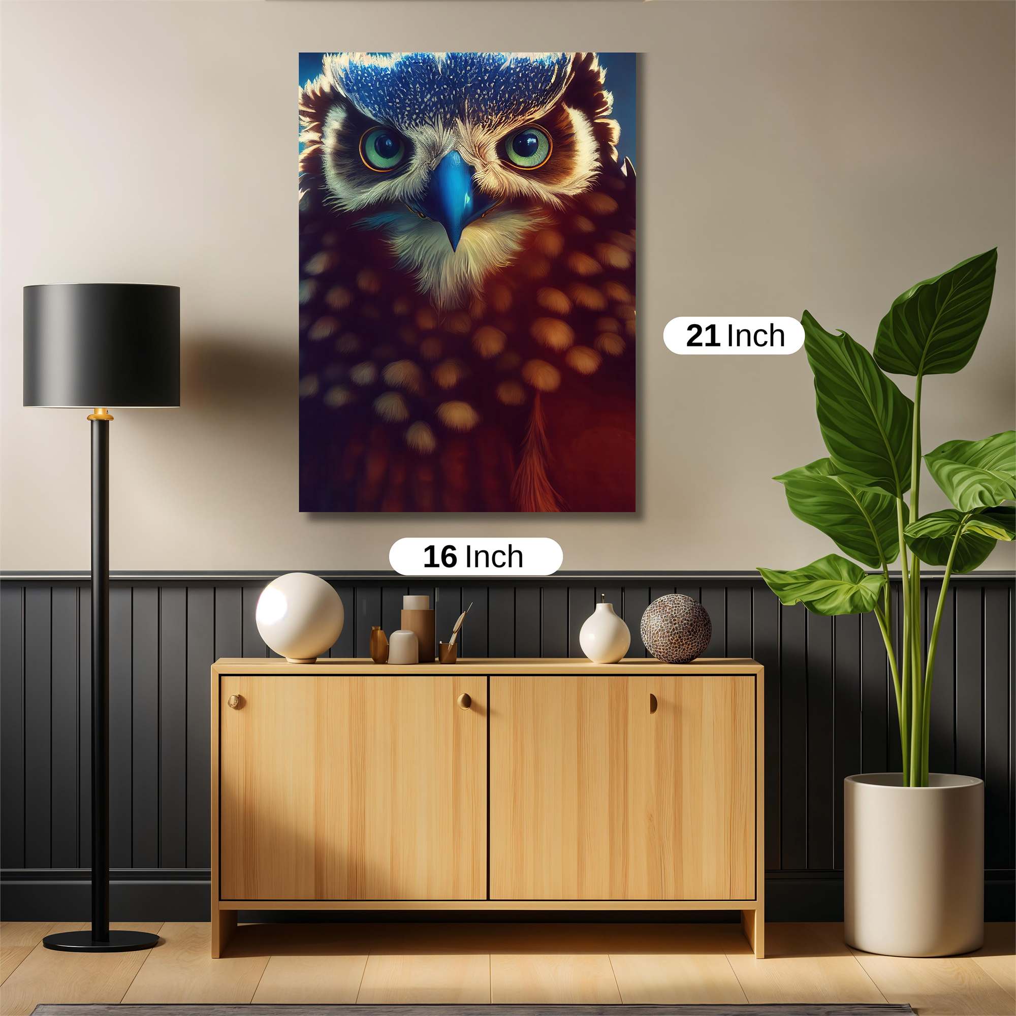 Owl Majestic Safe Wall Magnetic / M