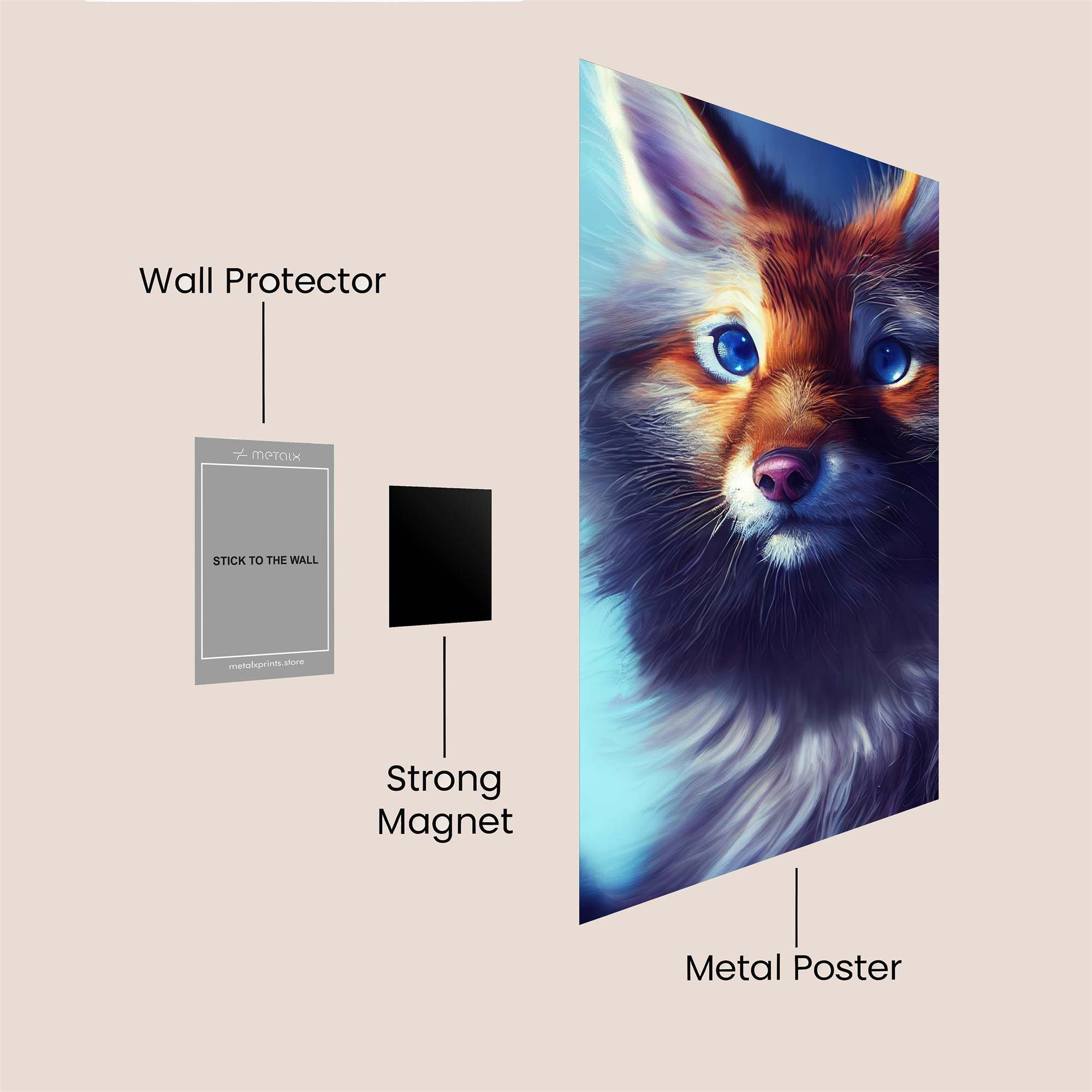 Fox Enigma Safe Wall Magnetic / M