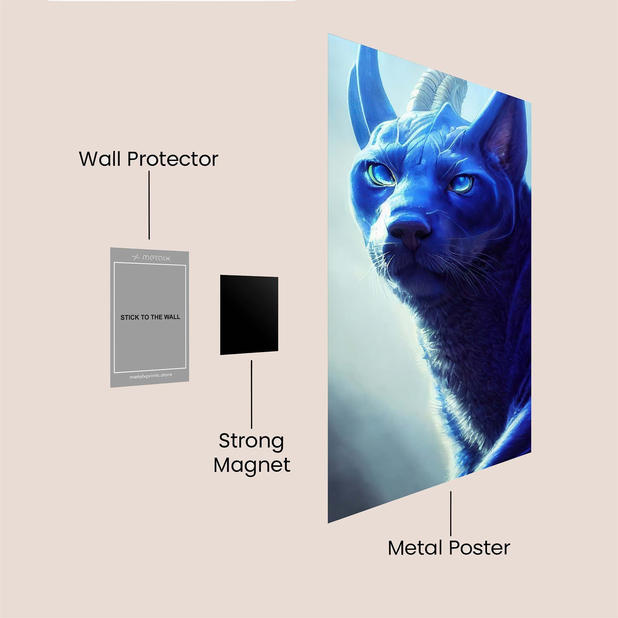 Anubis Enigmatic Safe Wall Magnetic / M