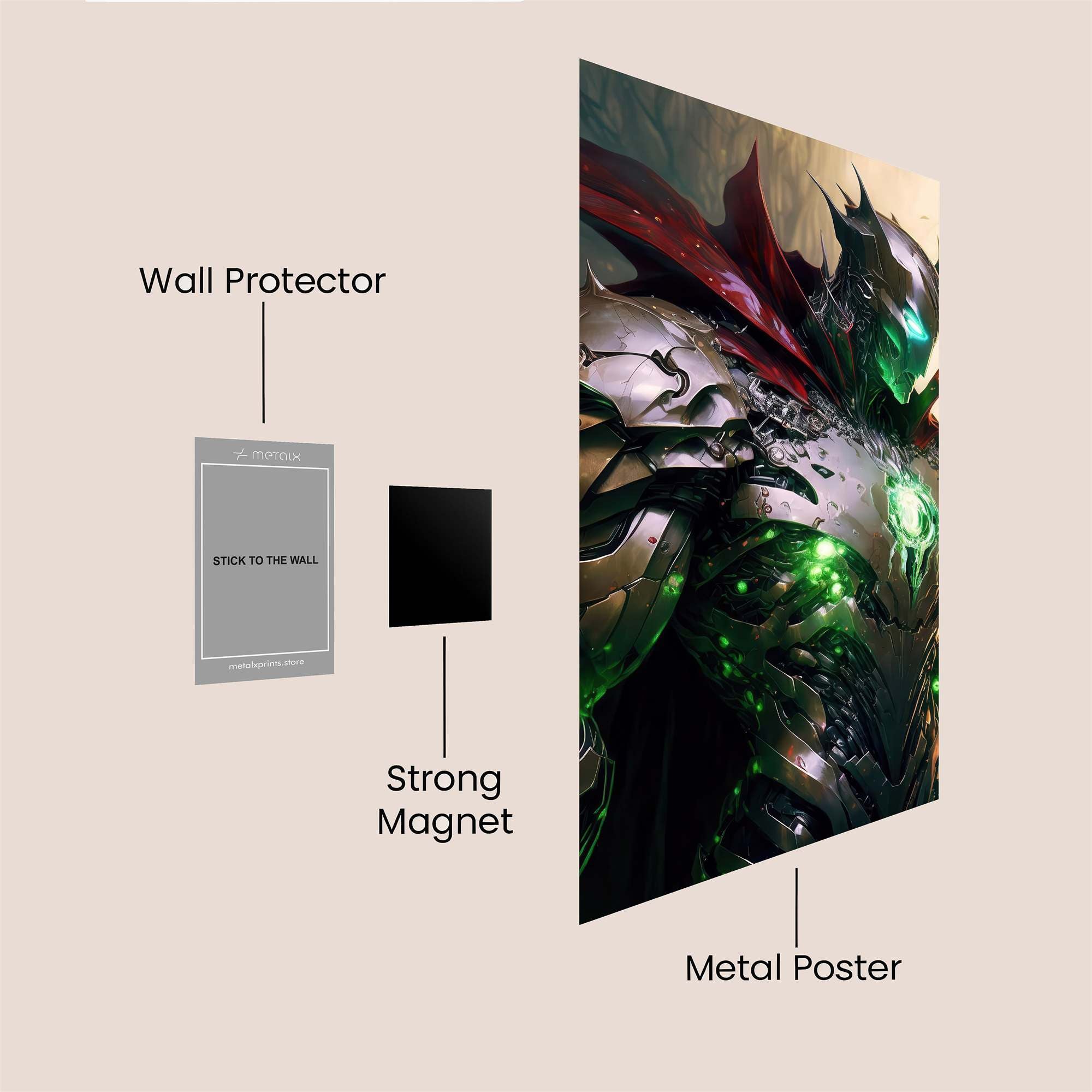 Spawn Radiant Safe Wall Magnetic / M