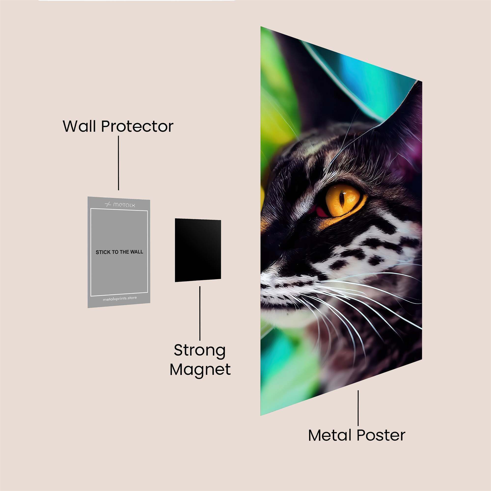 Mystic Gaze Safe Wall Magnetic / M