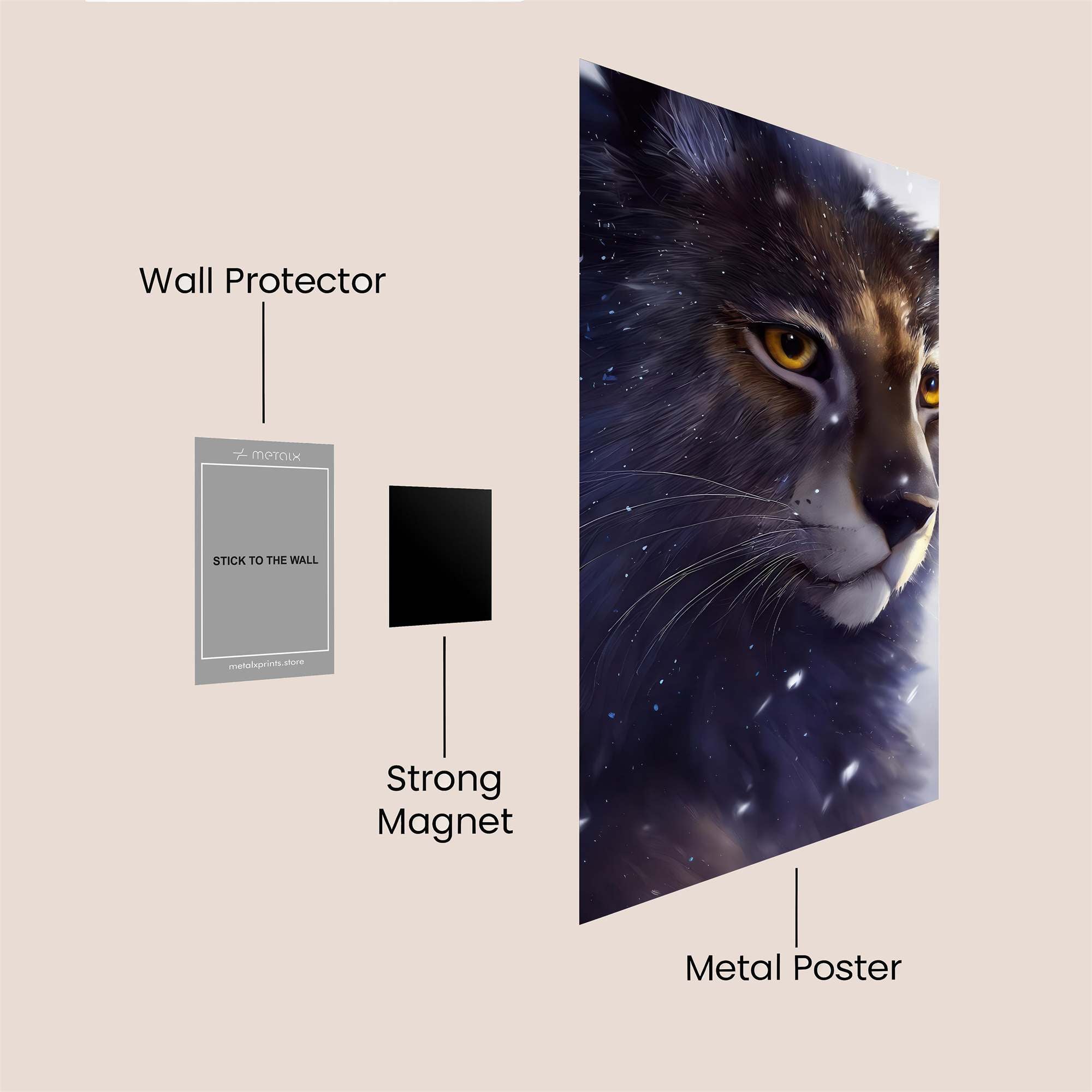 Lone Whisper Safe Wall Magnetic / M