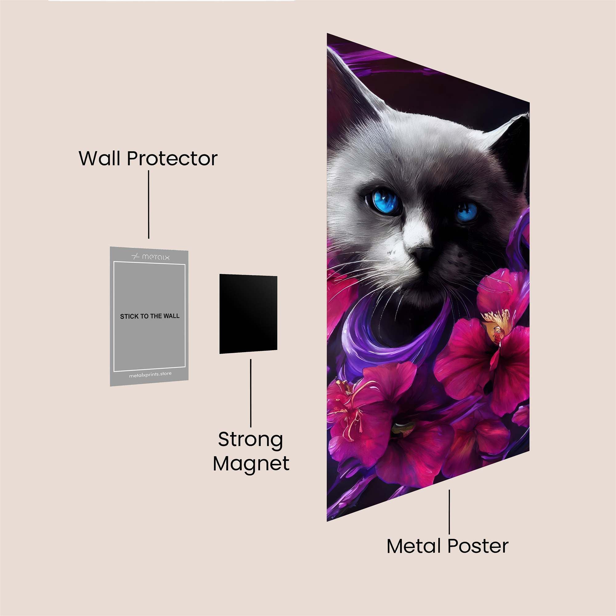 Mystic Bloom Safe Wall Magnetic / M